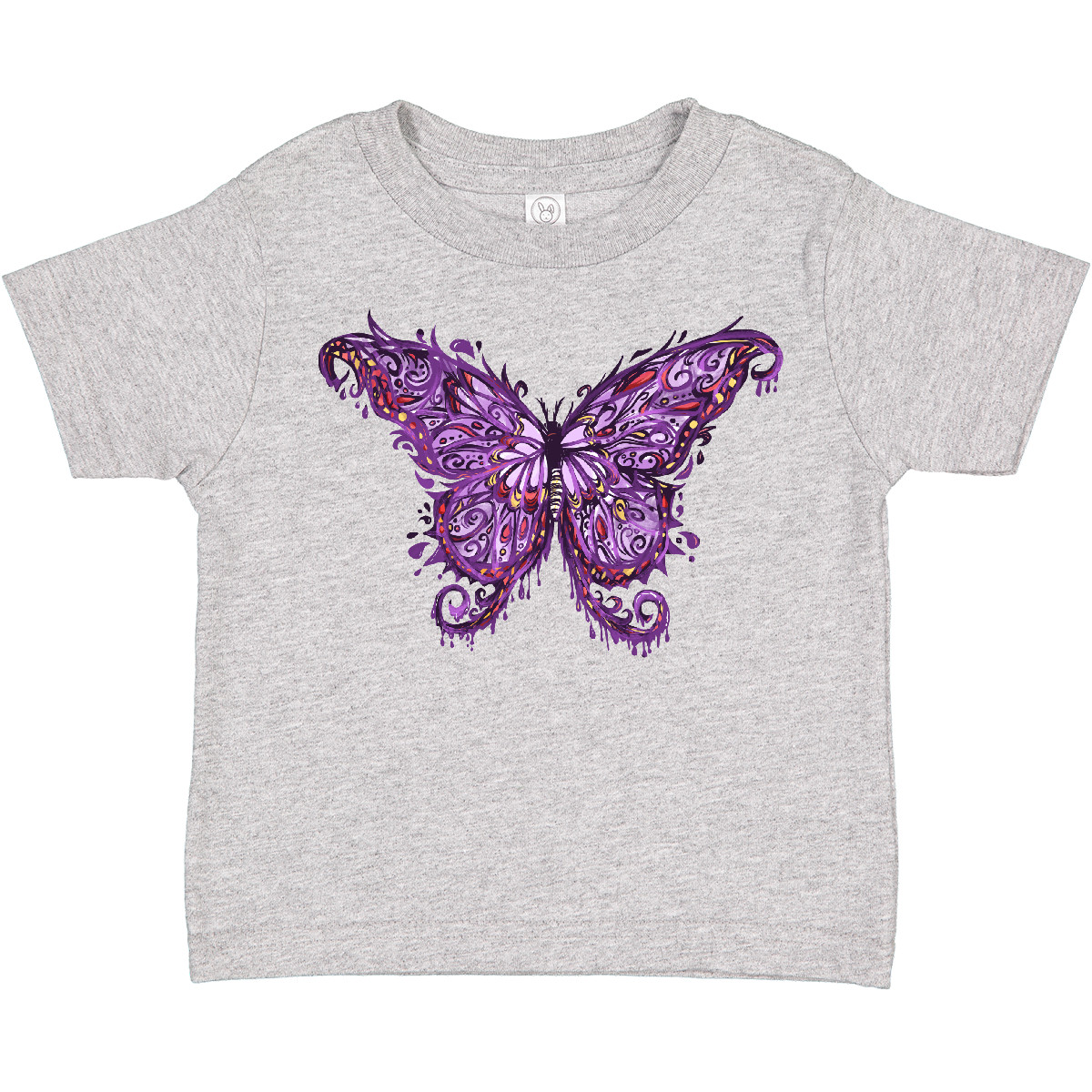 Inktastic lila Tinte Schmetterling Kleinkind T-Shirt Goth Grunge künstlerisch Emo Punk Kunst - Bild 3 von 11
