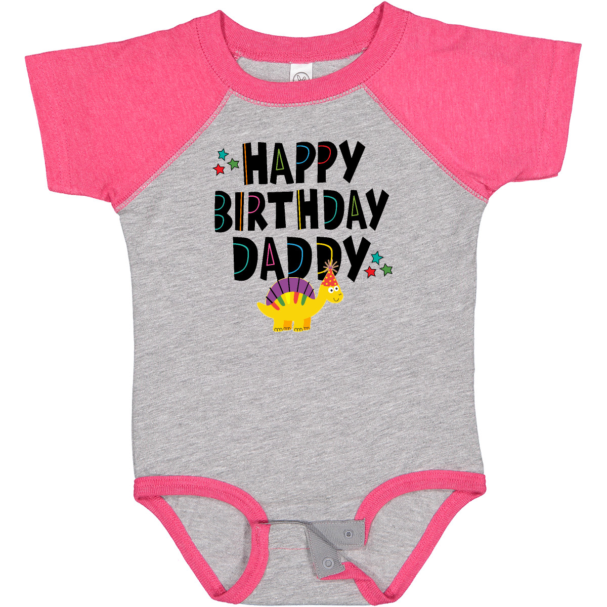 Inktastic Happy Birthday Daddy Party Outfit Baby Bodysuit Dad Son Daughter Photo - Picture 2 of 12