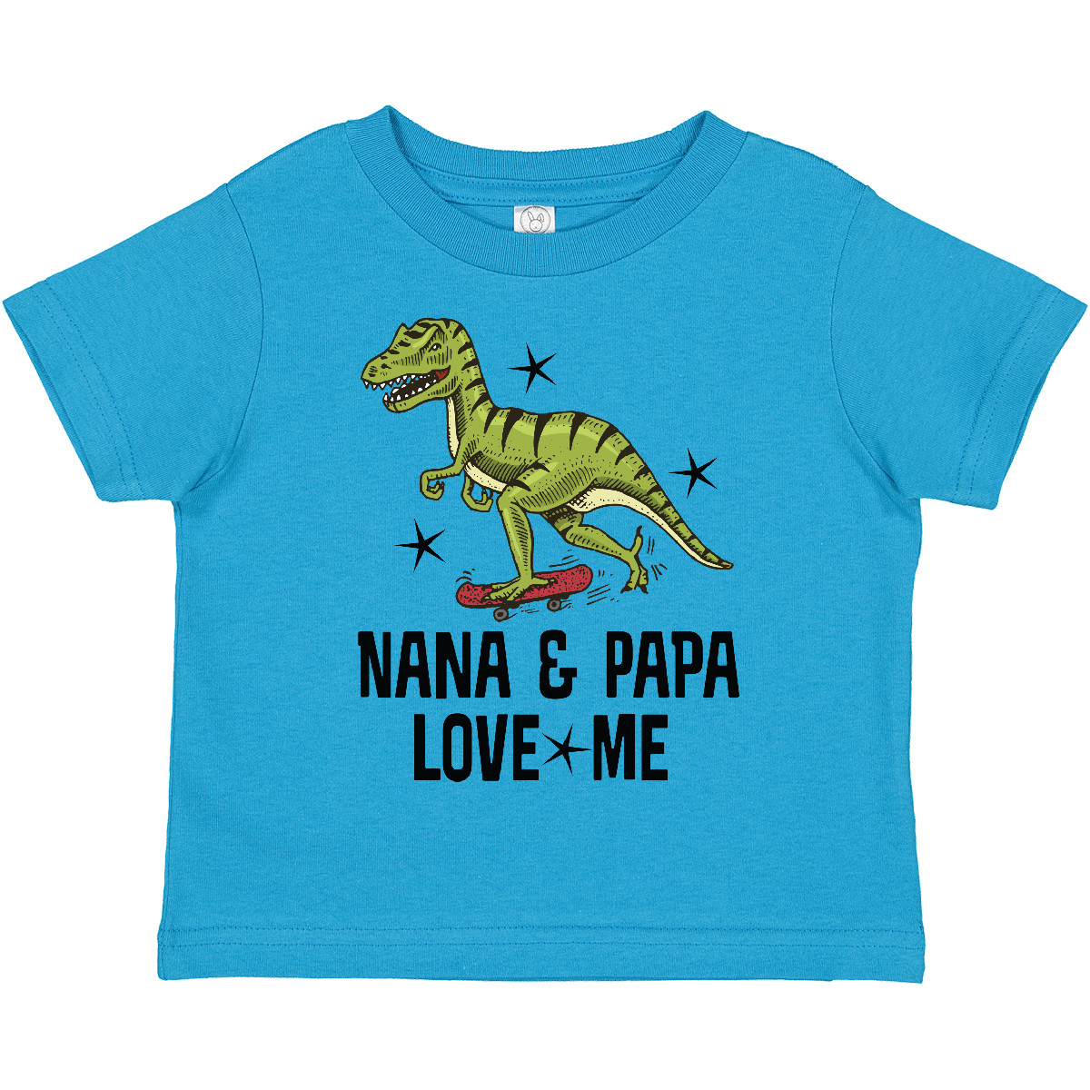 Camiseta Inktastic Nana And Papa Love Me Dinosaurio Nieto Niño De Dino Kid - Imagen 10 de 12