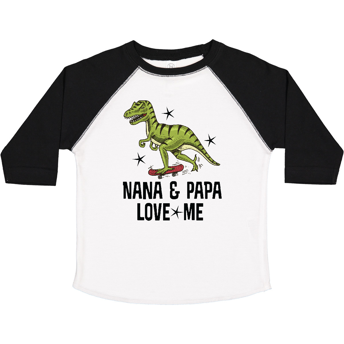 Camiseta Inktastic Nana And Papa Love Me Dinosaurio Nieto Niño De Dino Kid - Imagen 12 de 12