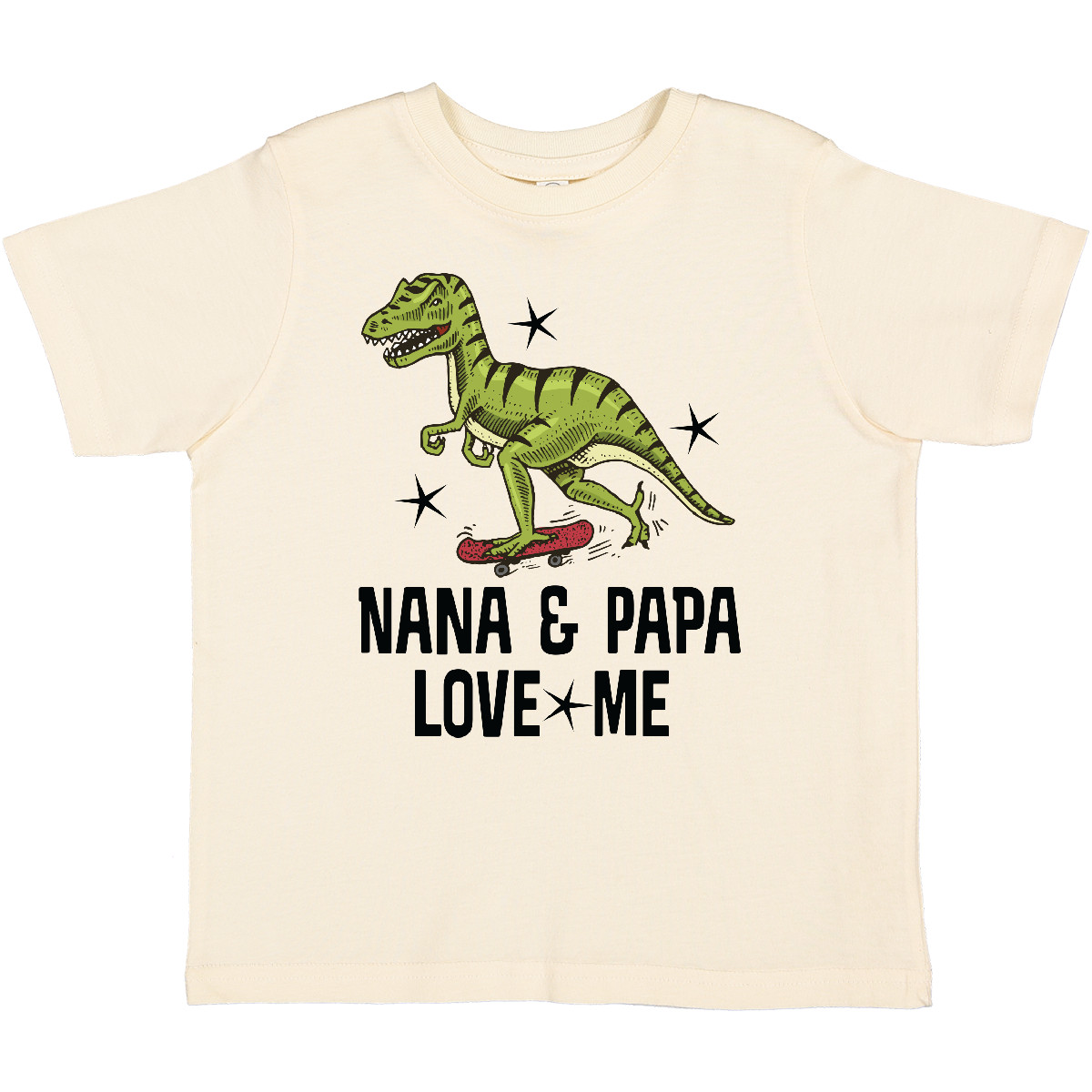 Camiseta Inktastic Nana And Papa Love Me Dinosaurio Nieto Niño De Dino Kid - Imagen 7 de 12