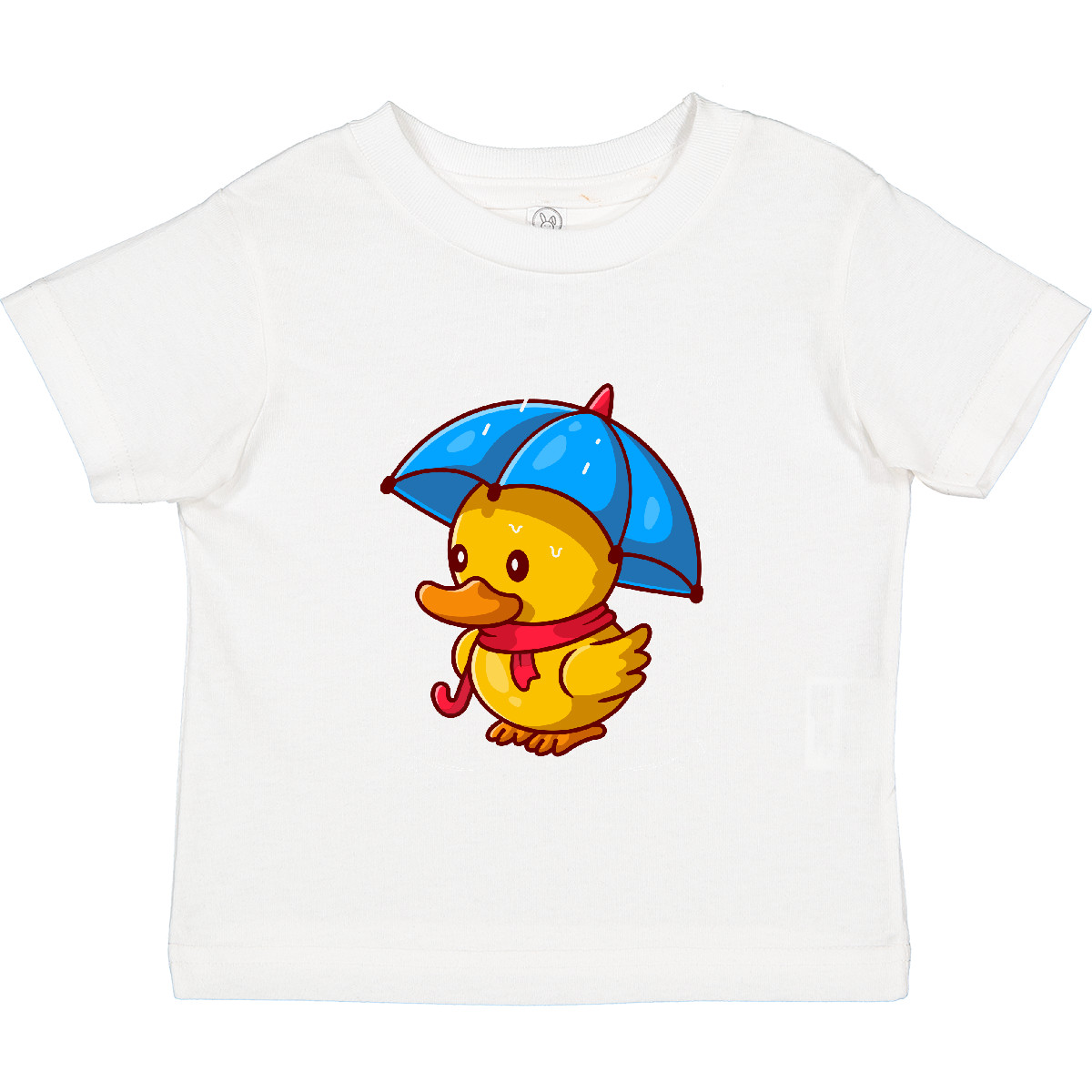 Inktastic Rainy Ducky Kleinkind T-Shirt Ente süß Regen Sturm Kind Vorschulkind Kind - Bild 7 von 7