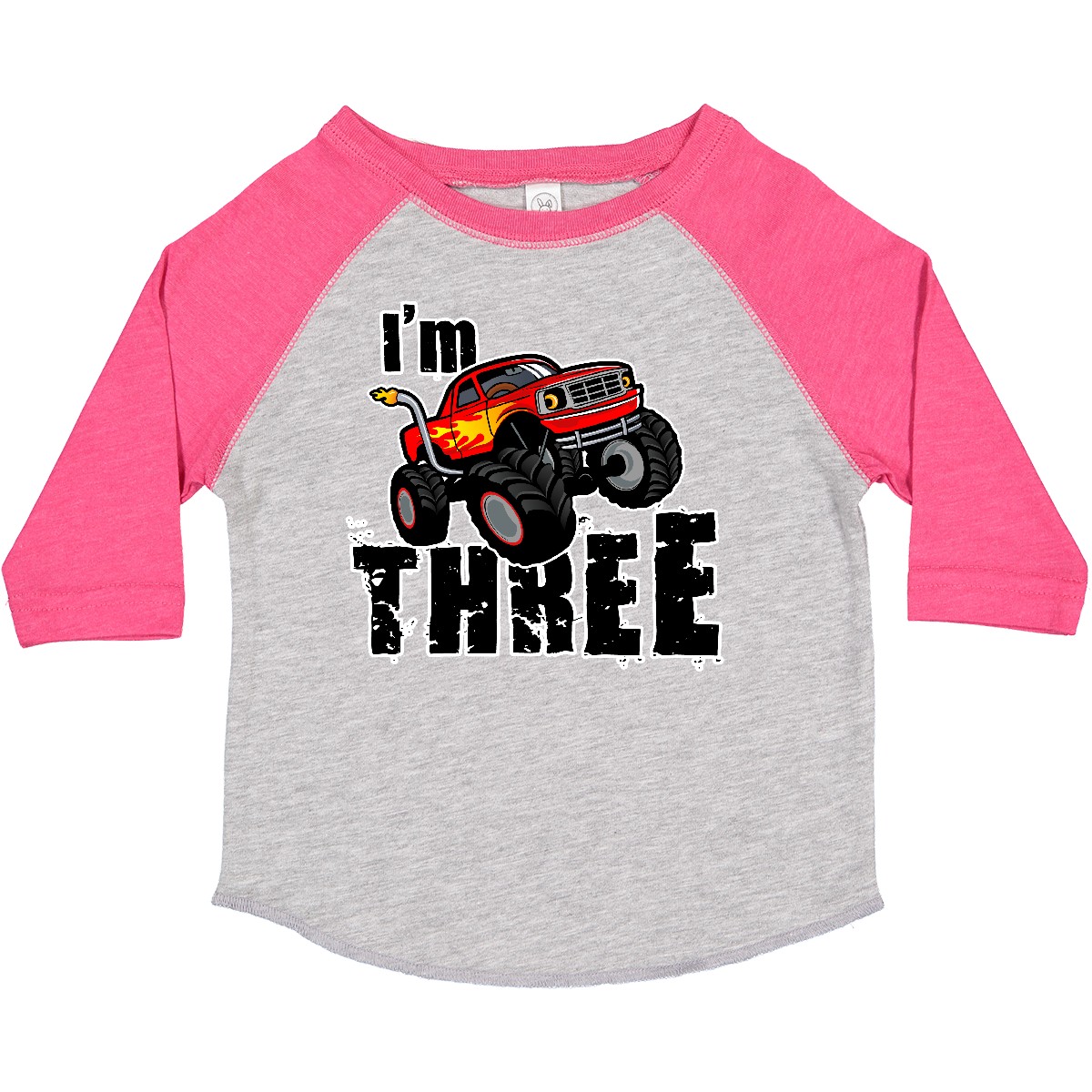 Inktastic Monster Truck 3rd Birthday Toddler T-Shirt Three 3 Child Preschooler - Picture 4 of 12