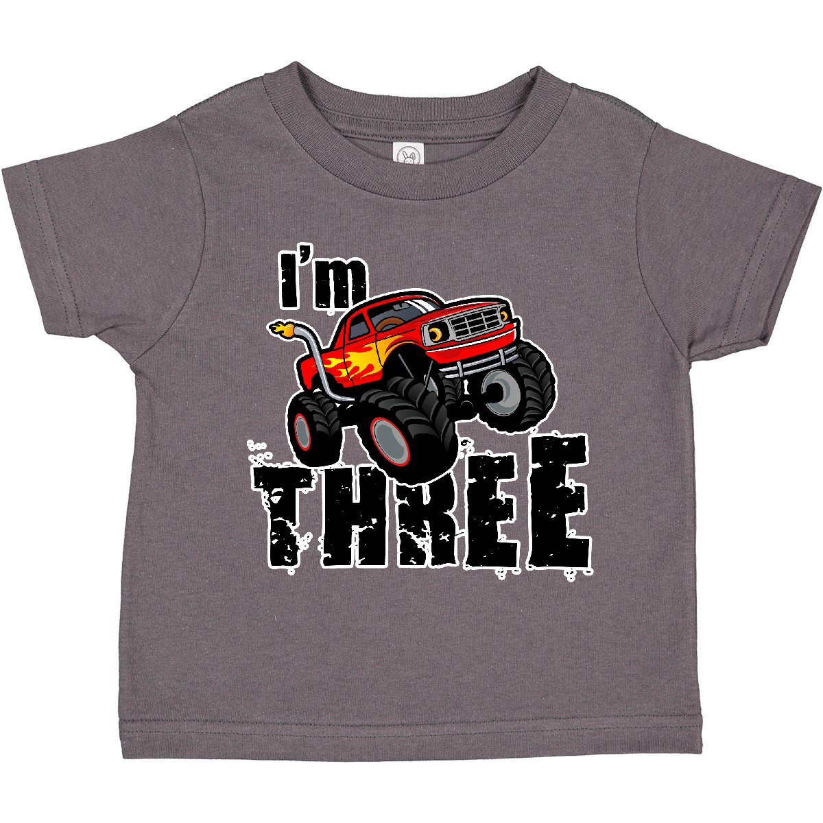 Inktastic Monster Truck 3rd Birthday Toddler T-Shirt Three 3 Child Preschooler - Picture 3 of 12