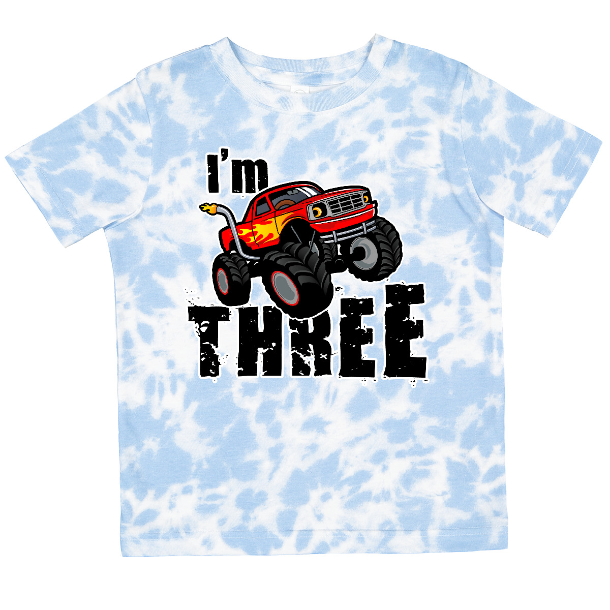 Inktastic Monster Truck 3rd Birthday Toddler T-Shirt Three 3 Child Preschooler - Picture 11 of 12