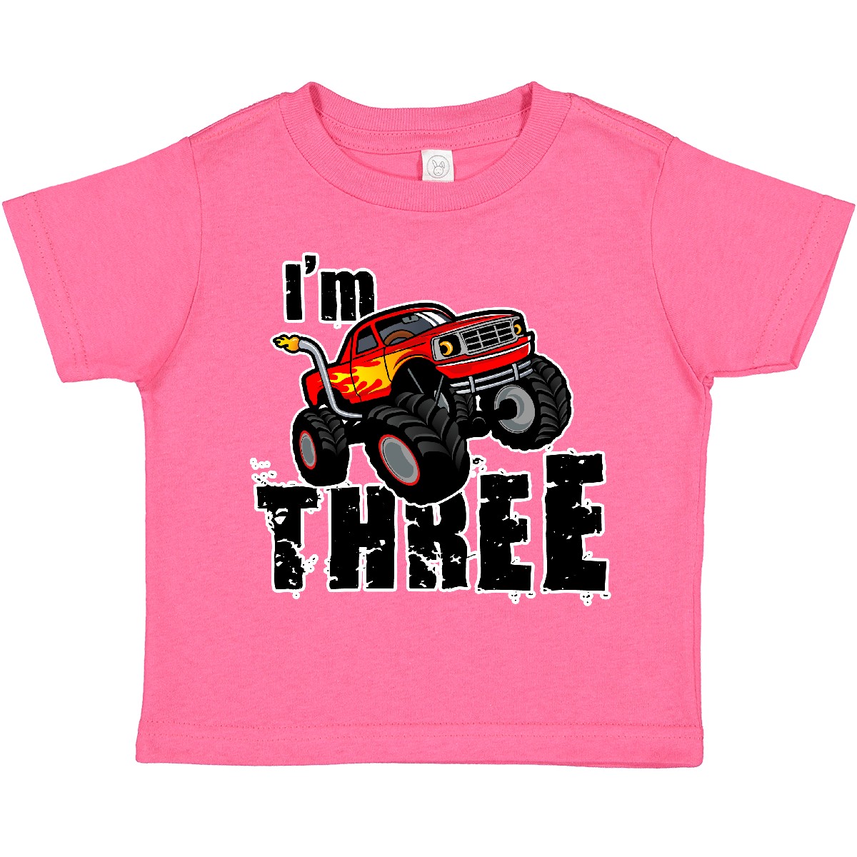 Inktastic Monster Truck 3rd Birthday Toddler T-Shirt Three 3 Child Preschooler - Picture 5 of 12