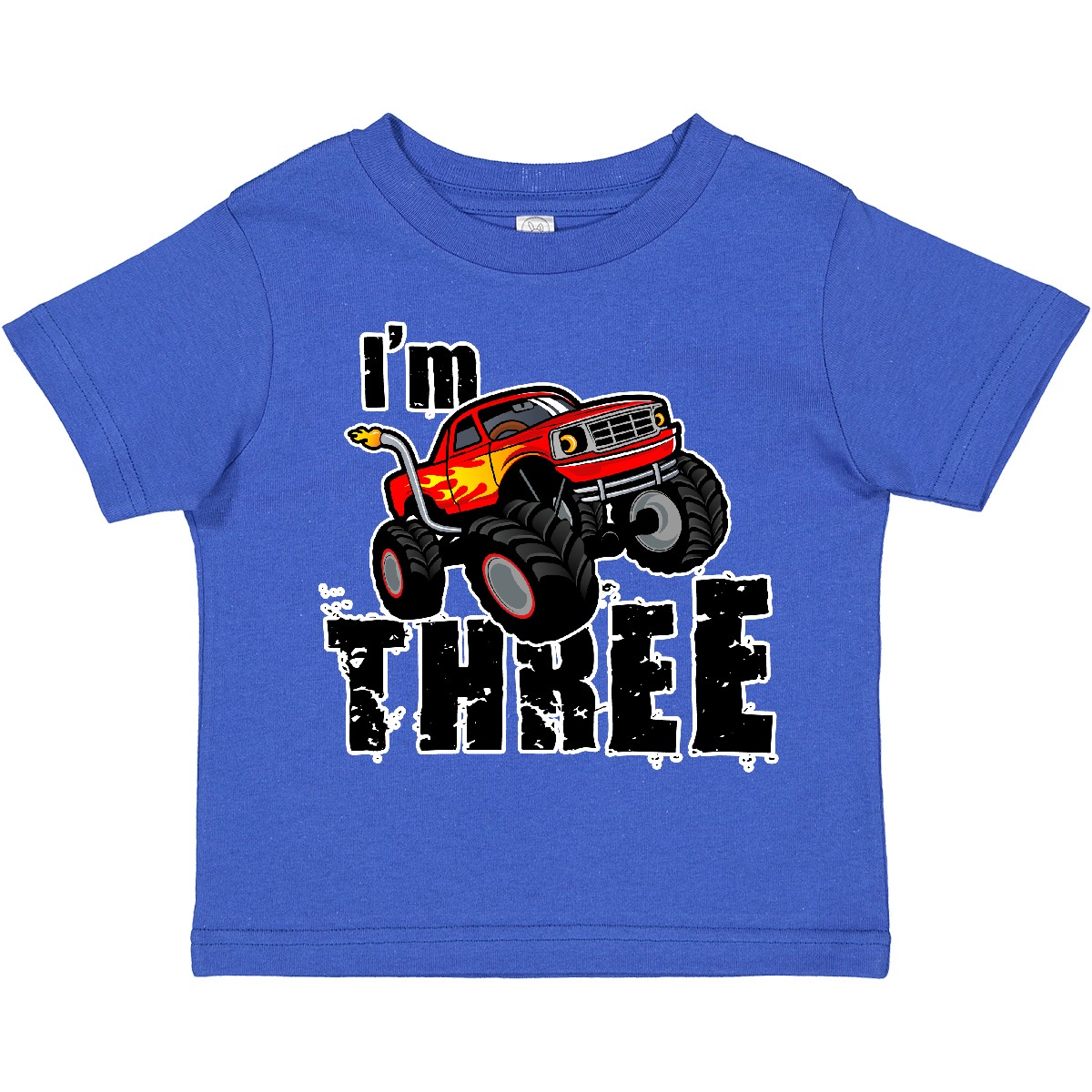 Inktastic Monster Truck 3rd Birthday Toddler T-Shirt Three 3 Child Preschooler - Picture 10 of 12
