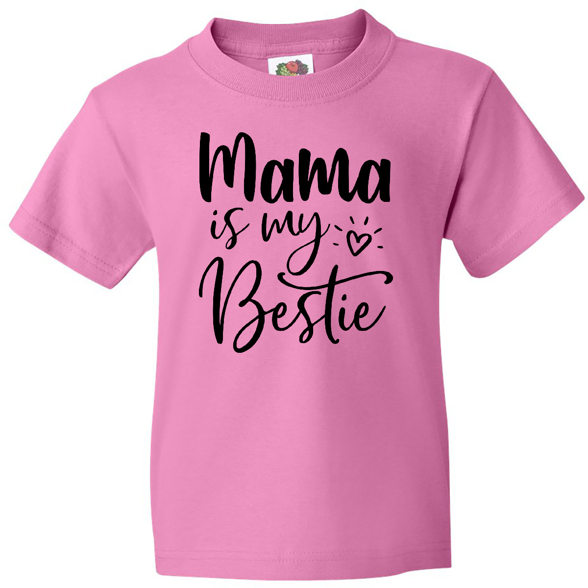 Inktastic Mama Is My Bestie Youth T-Shirt Mothers Day For Kids Love Best Friend - Picture 2 of 8