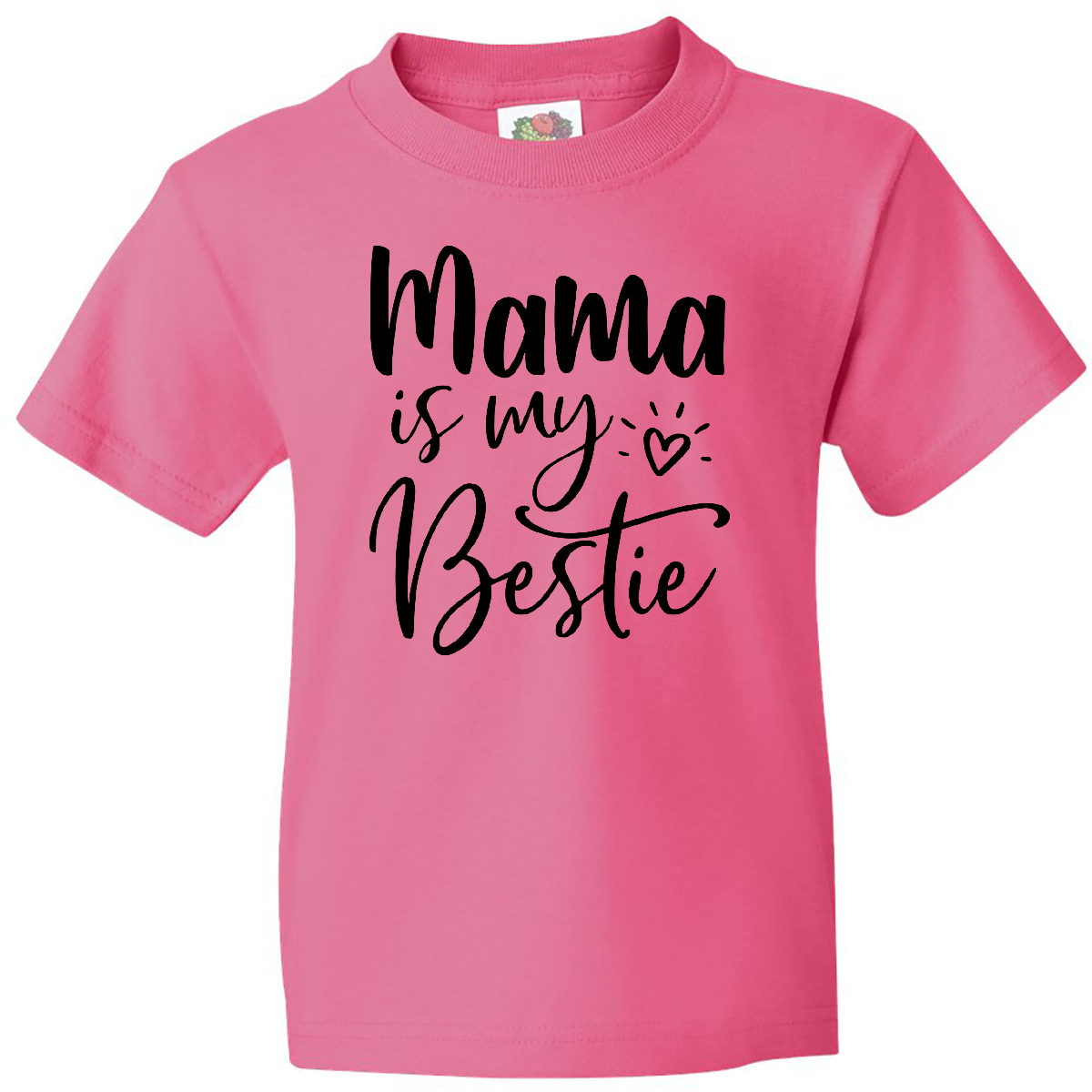 Inktastic Mama Is My Bestie Youth T-Shirt Mothers Day For Kids Love Best Friend - Picture 4 of 8