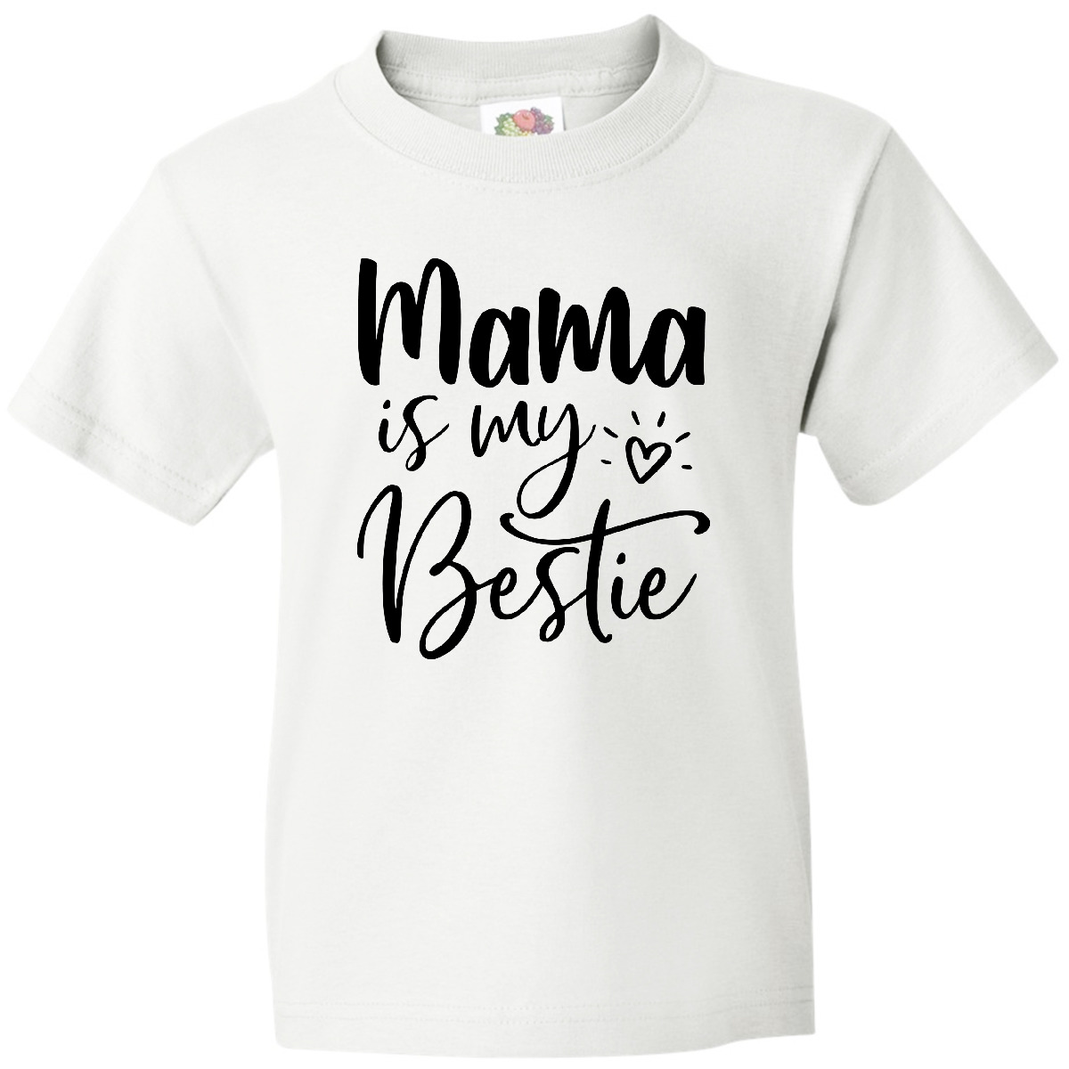 Inktastic Mama Is My Bestie Youth T-Shirt Mothers Day For Kids Love Best Friend - Picture 8 of 8
