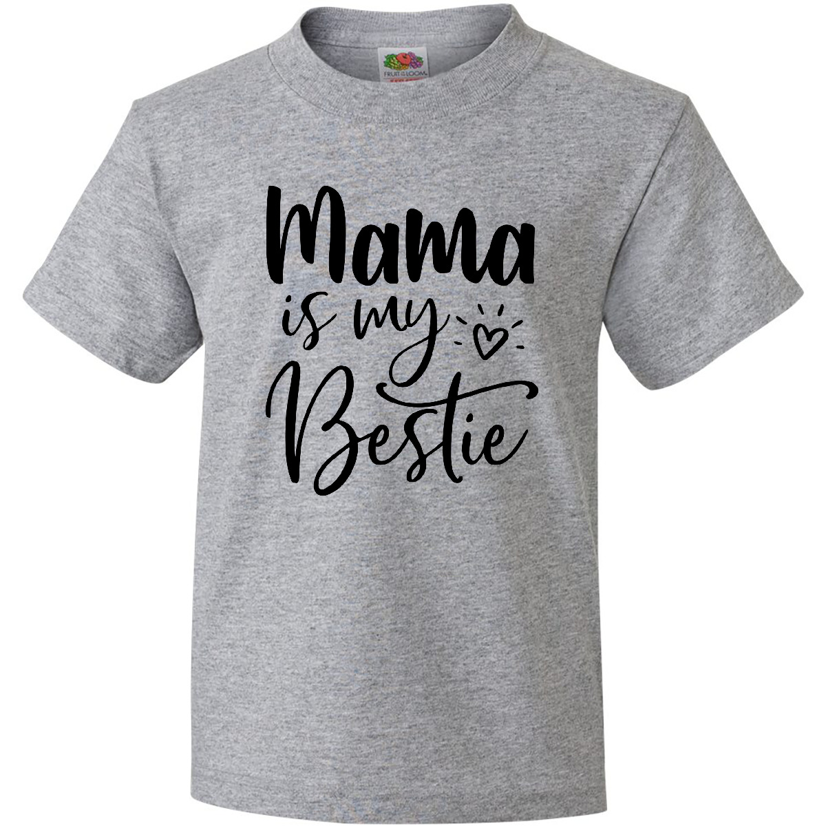 Inktastic Mama Is My Bestie Youth T-Shirt Mothers Day For Kids Love Best Friend - Picture 3 of 8
