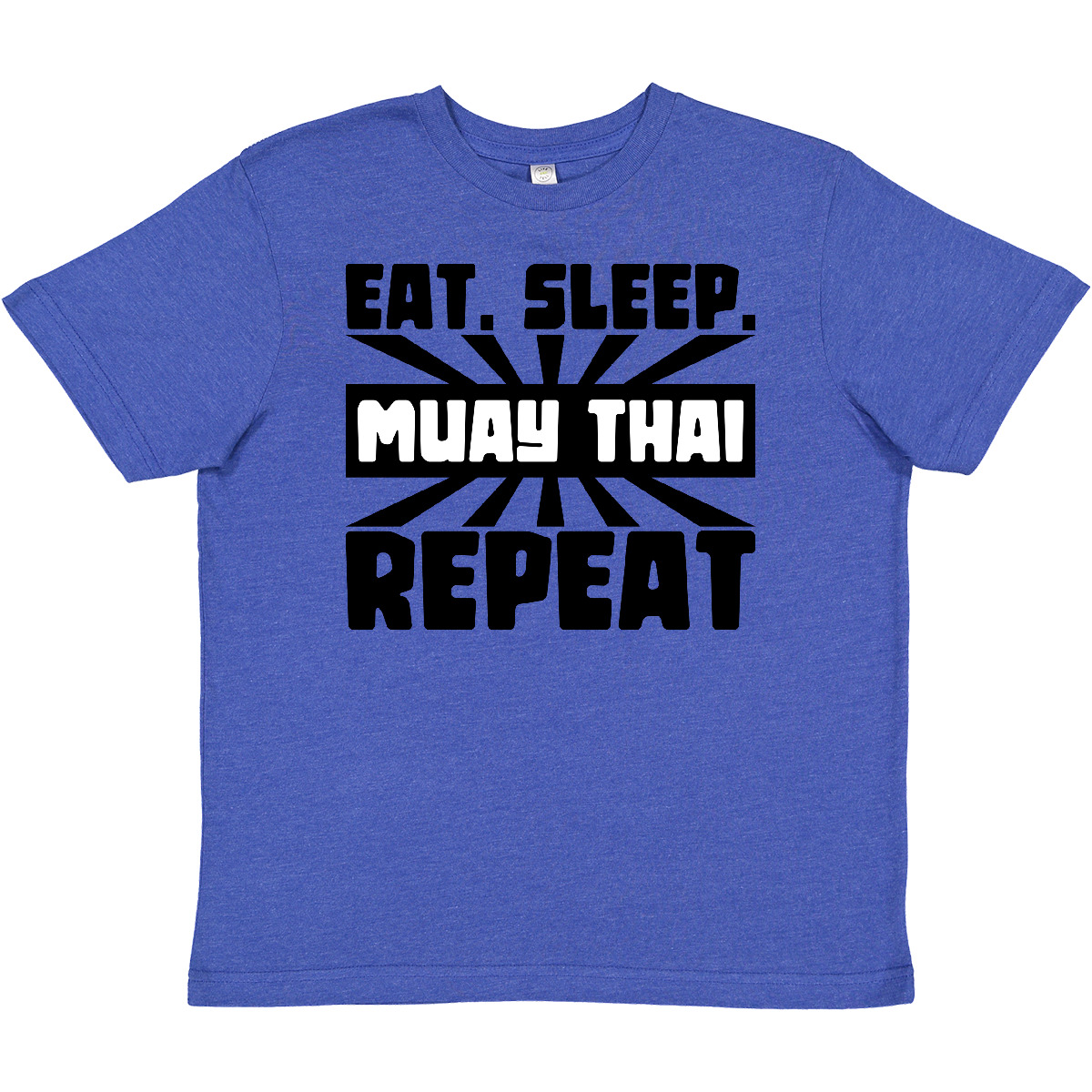 Inktastic Eat, Sleep, Muay Thai, Repeat Youth T-Shirt Sports Martial Arts Train - Picture 6 of 7