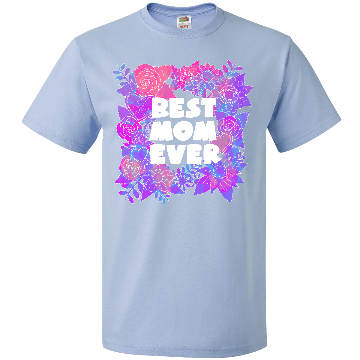 Inktastic Best Mom Ever- Flower Bouquet T-Shirt Mothers Day Mother Mama For New - Picture 3 of 5