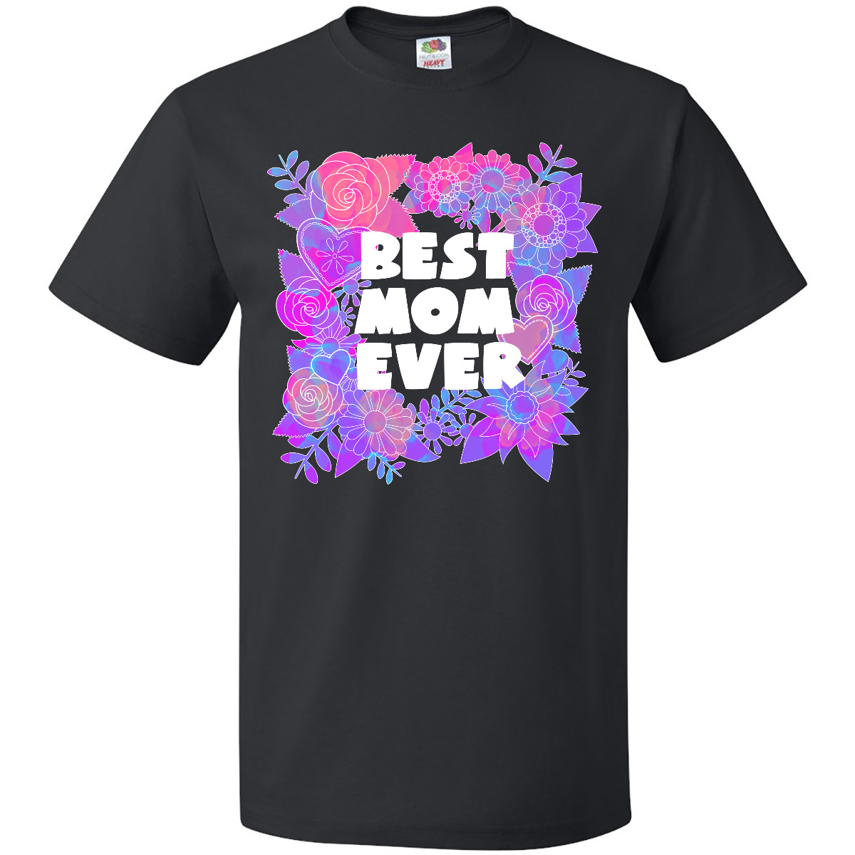 Inktastic Best Mom Ever- Flower Bouquet T-Shirt Mothers Day Mother Mama For New - Picture 2 of 5