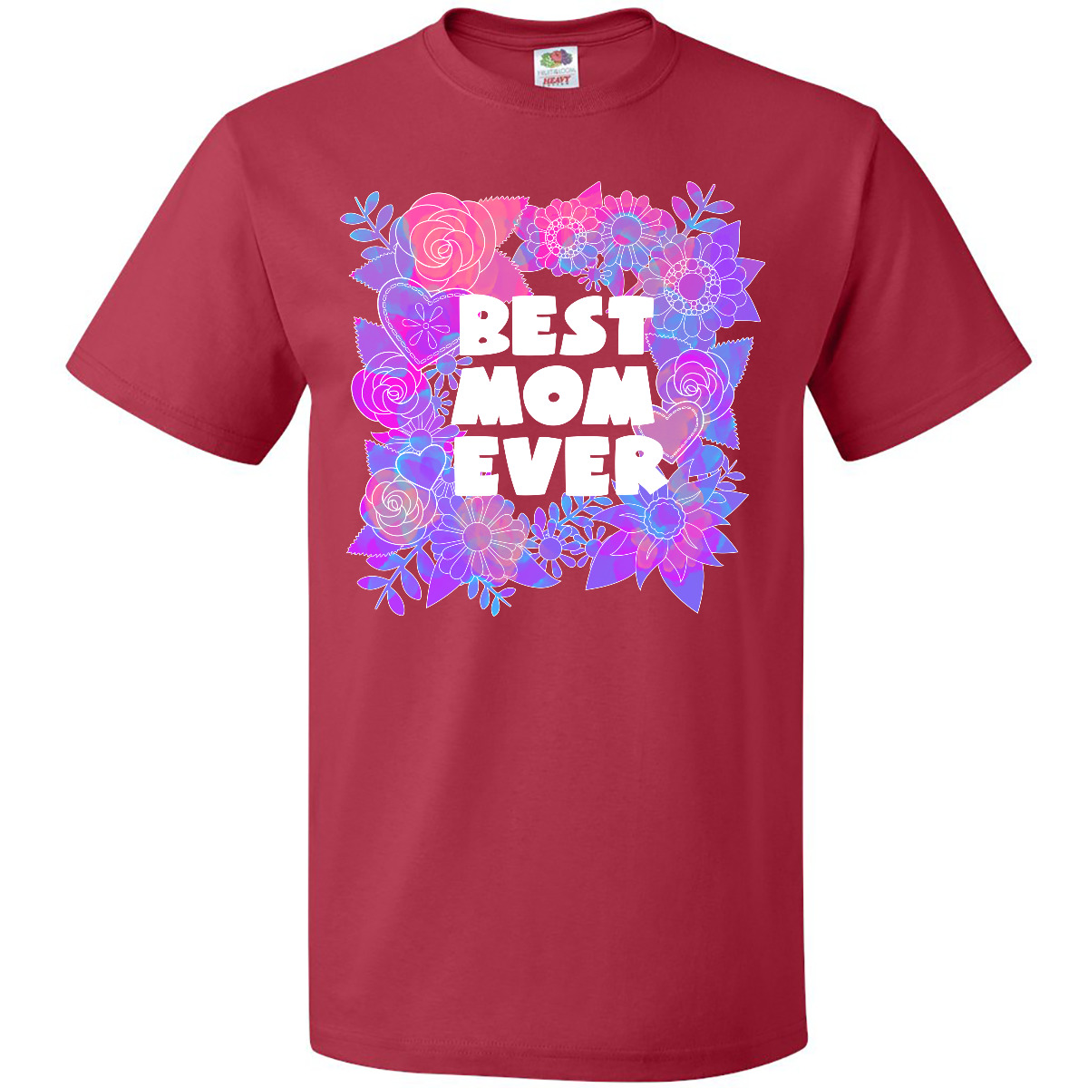 Inktastic Best Mom Ever- Flower Bouquet T-Shirt Mothers Day Mother Mama For New - Picture 5 of 5