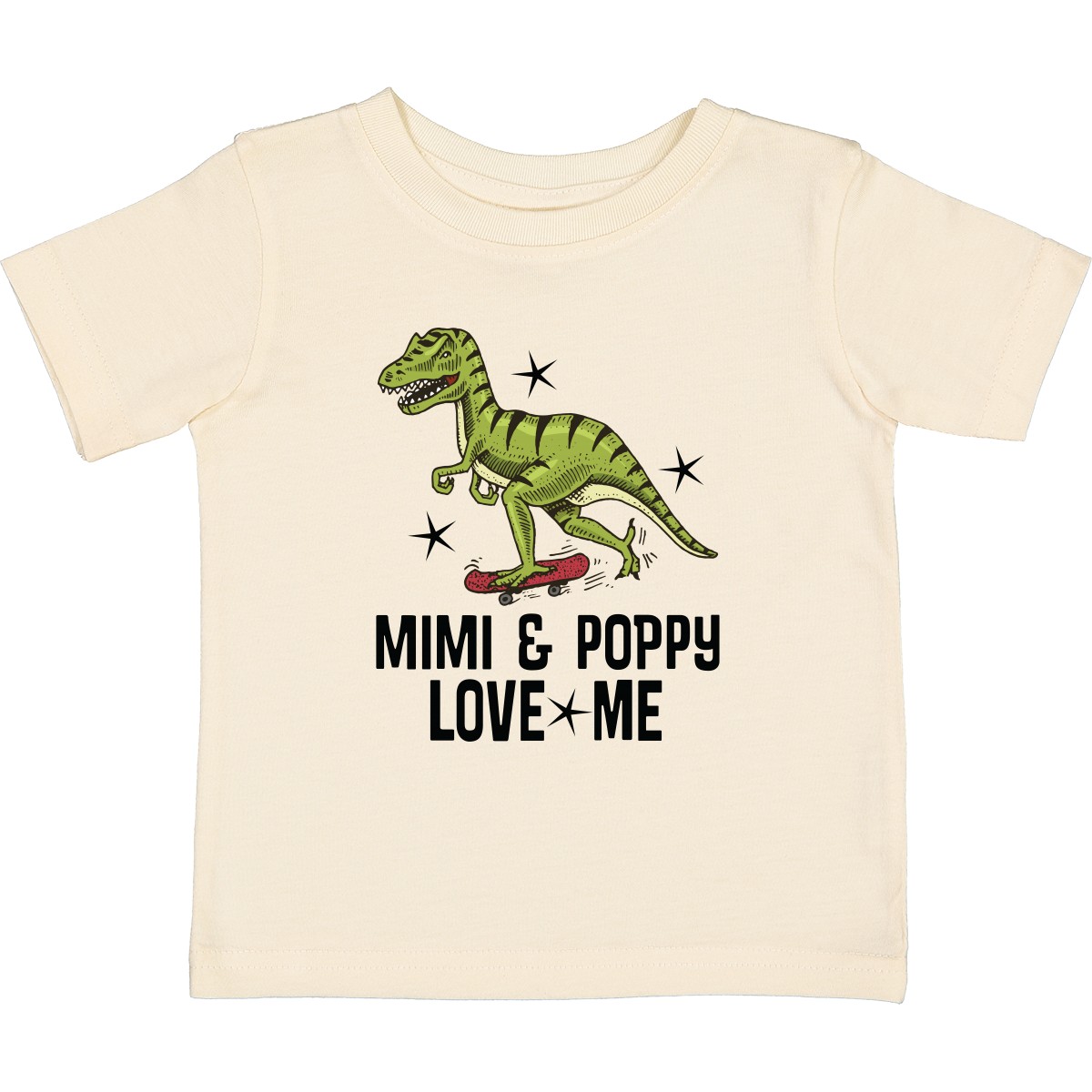 Inktastic Mimi And Poppy Love Me Grandson Baby T-Shirt From Grandkids Childs Hws - Picture 3 of 4
