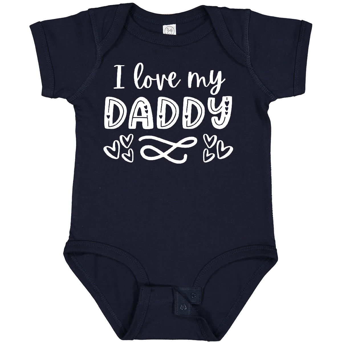Inktastic I Love My Daddy With Hearts Baby Bodysuit Fathers Day Kids Father Jc - Picture 10 of 12