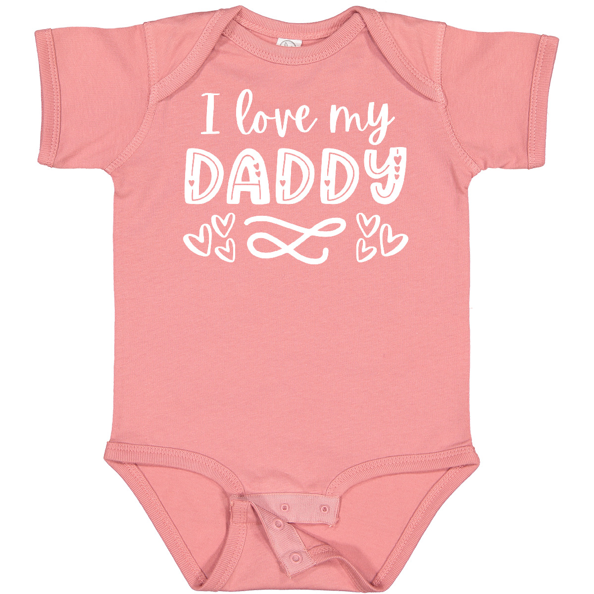 Inktastic I Love My Daddy With Hearts Baby Bodysuit Fathers Day Kids Father Jc - Picture 9 of 12