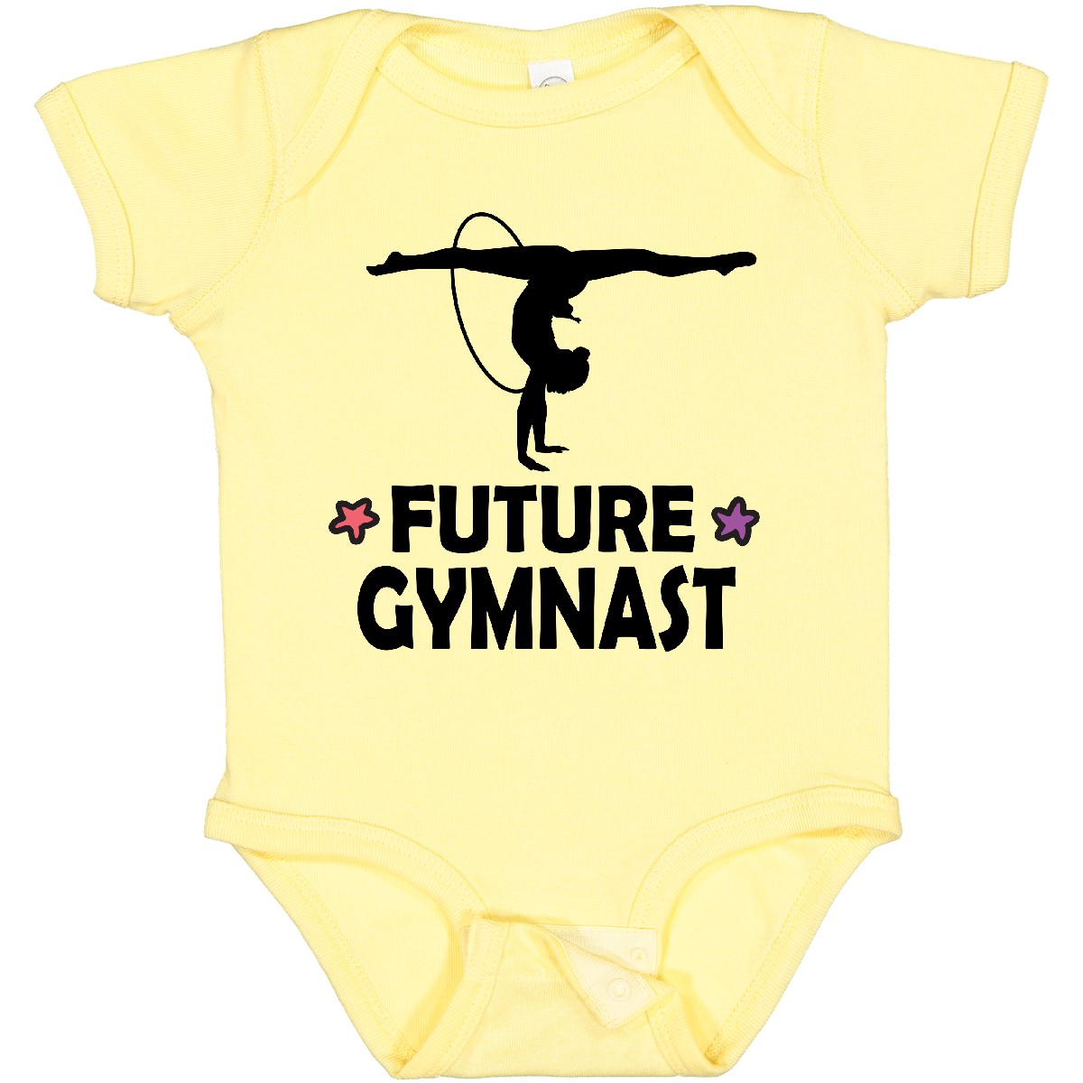 Inktastic Future Gymnast Cute Girls Baby Bodysuit Rhythmic Sport