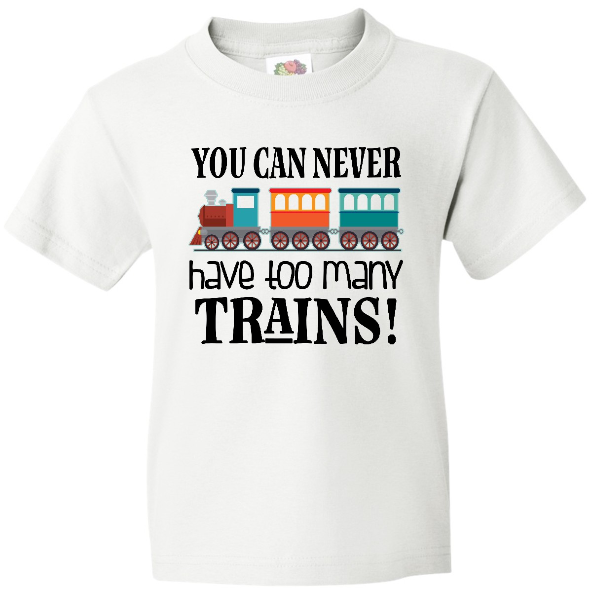 Inktastic Toy Train Never Have Too Many Trains Youth T-Shirt Apparel Idea Tee - Picture 2 of 2