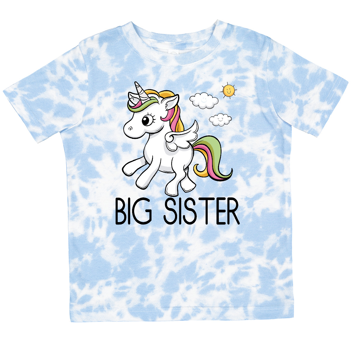 Inktastic Big Sister Einhorn Kleinkind T-Shirt Schwester Mädchen enthüllen Ankündigung Mädchen - Bild 8 von 10