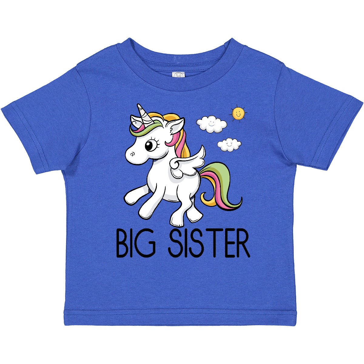 Inktastic Big Sister Einhorn Kleinkind T-Shirt Schwester Mädchen enthüllen Ankündigung Mädchen - Bild 7 von 10