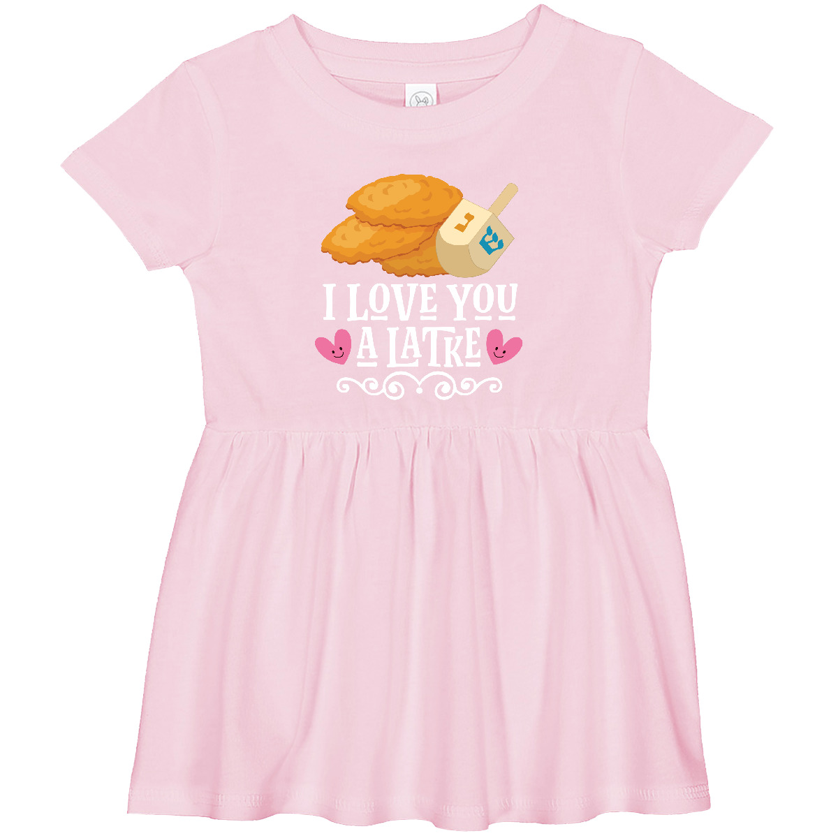 Inktastic Hanukkah Funny Latke Infant Dress Holiday Dreidel Jewish