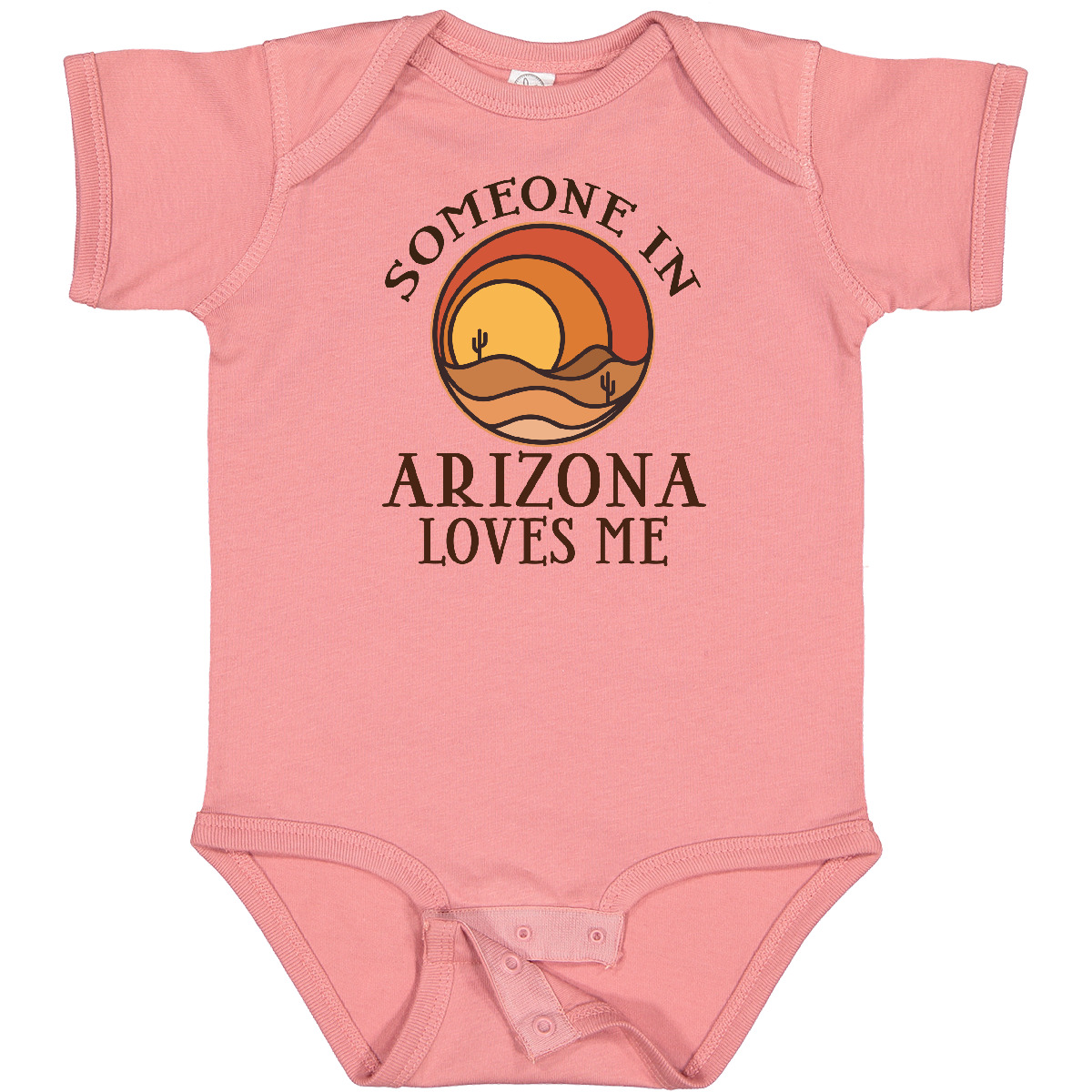 Inktastic Someone In Arizona Loves Me Baby Bodysuit Native Apparel One-piece