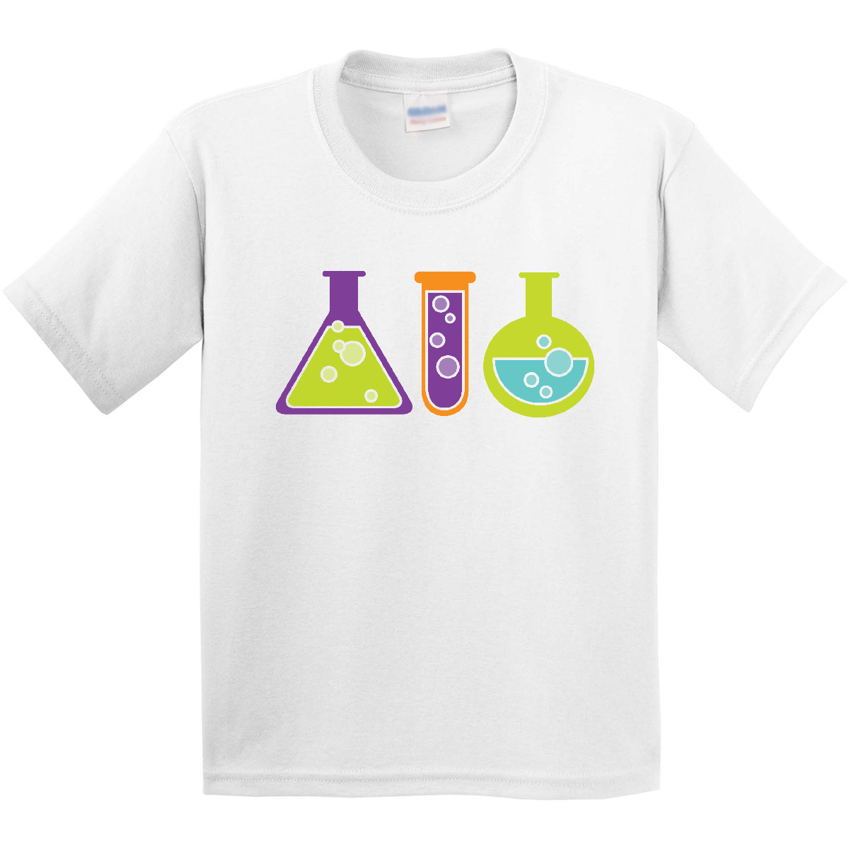 Inktastic Scientist Kids Chemistry Beakers Youth T-Shirt Science Teacher Future - Picture 8 of 8