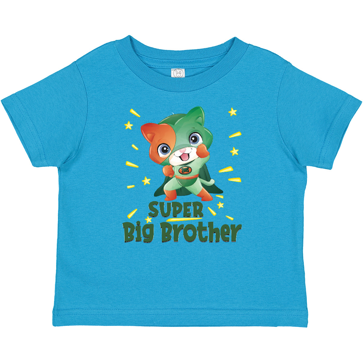 Inktastic Big Brother Superhero Baby T-Shirt Hero Heroes Siblings Cute Adorable - Picture 4 of 5