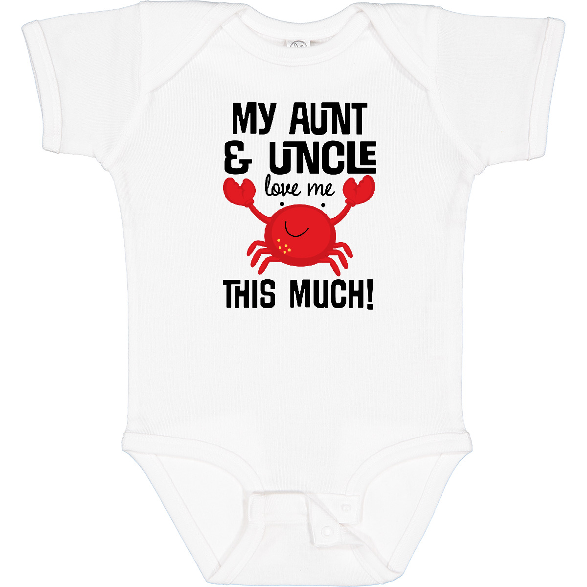 Inktastic My Aunt And Uncle Love Me Nephew Baby Bodysuit From Childs Boy Girl - Picture 12 of 13