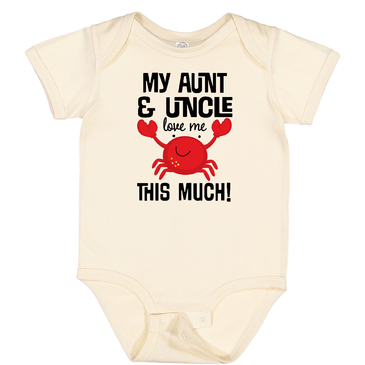 Inktastic My Aunt And Uncle Love Me Nephew Baby Bodysuit From Childs Boy Girl - Picture 8 of 13