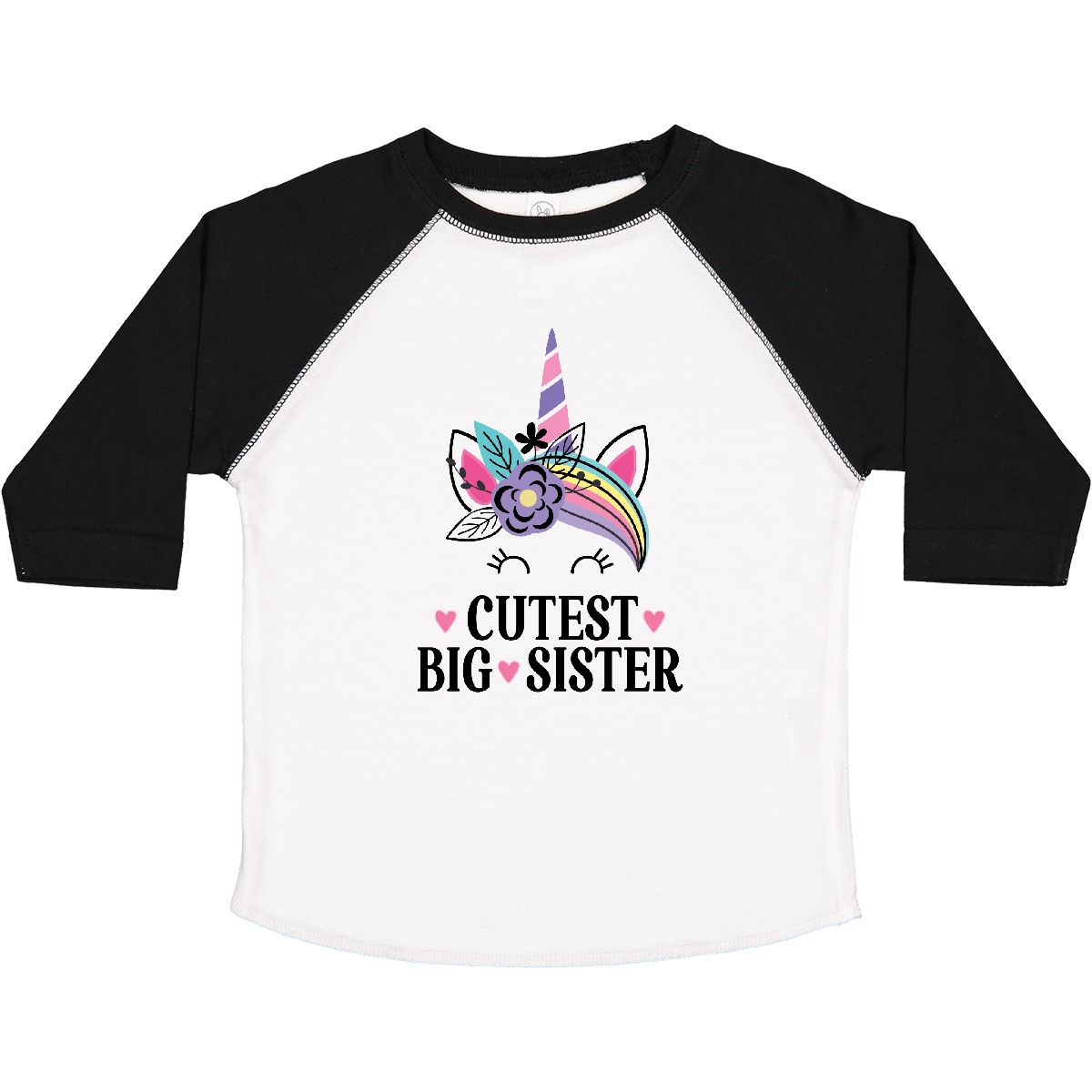 Inktastic Cutest Big Sister Unicorn Toddler T-Shirt Sis Girls Announcement Cute - Picture 7 of 7