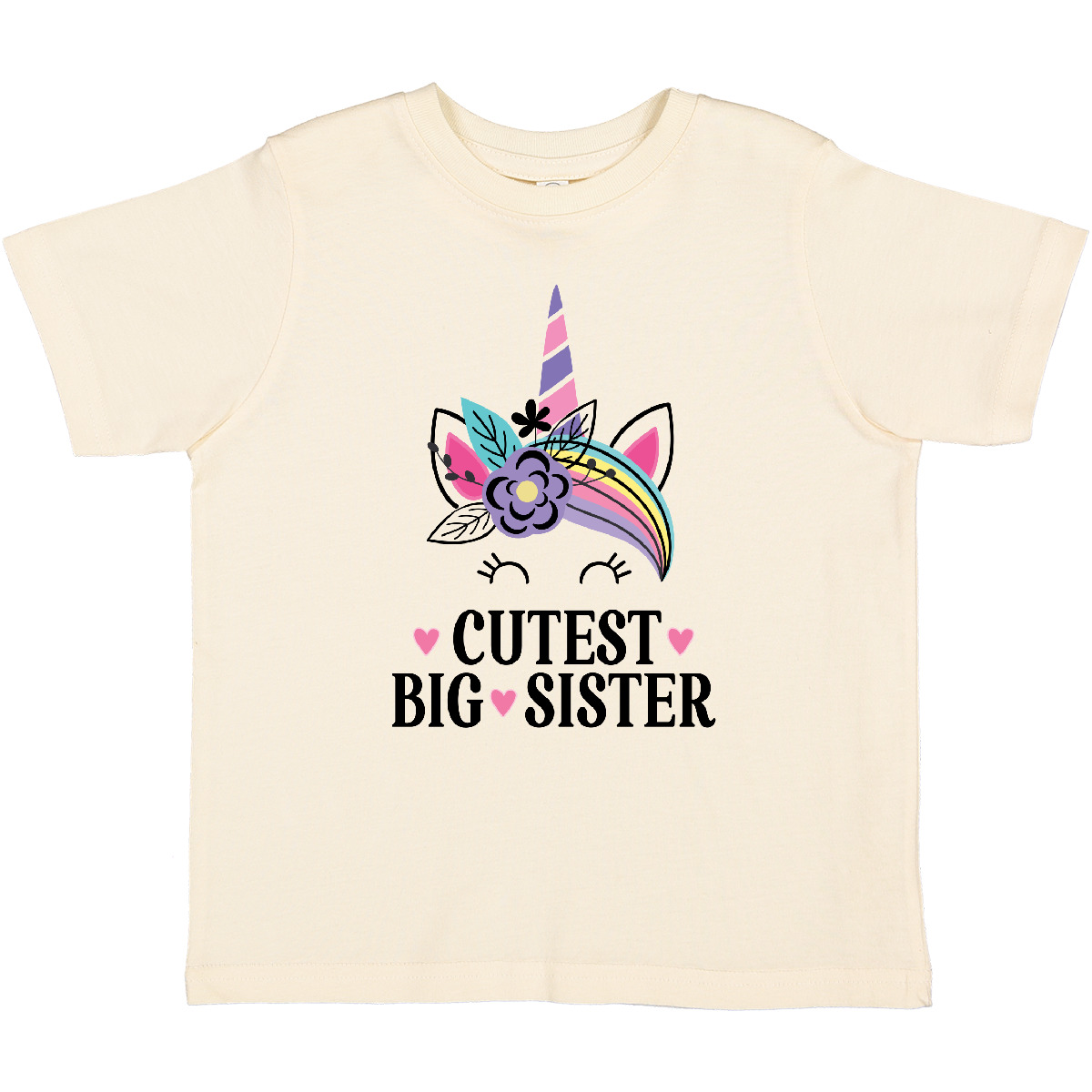 Inktastic Cutest Big Sister Unicorn Toddler T-Shirt Sis Girls Announcement Cute - Picture 3 of 7