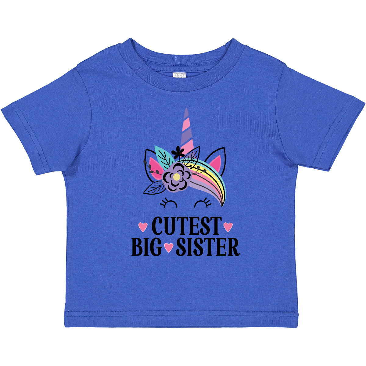 Inktastic Cutest Big Sister Unicorn Toddler T-Shirt Sis Girls Announcement Cute - Picture 4 of 7