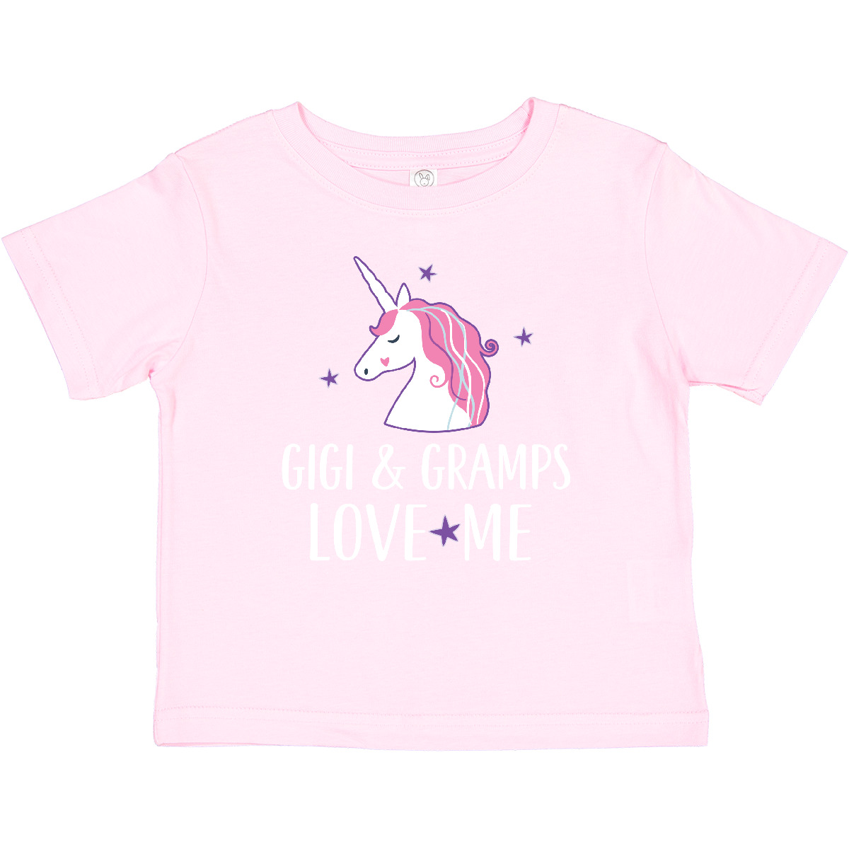 Inktastic Gigi And Gramps Love Me Unicorn Baby T-Shirt Girls Childs Clothes Tees - Picture 4 of 4