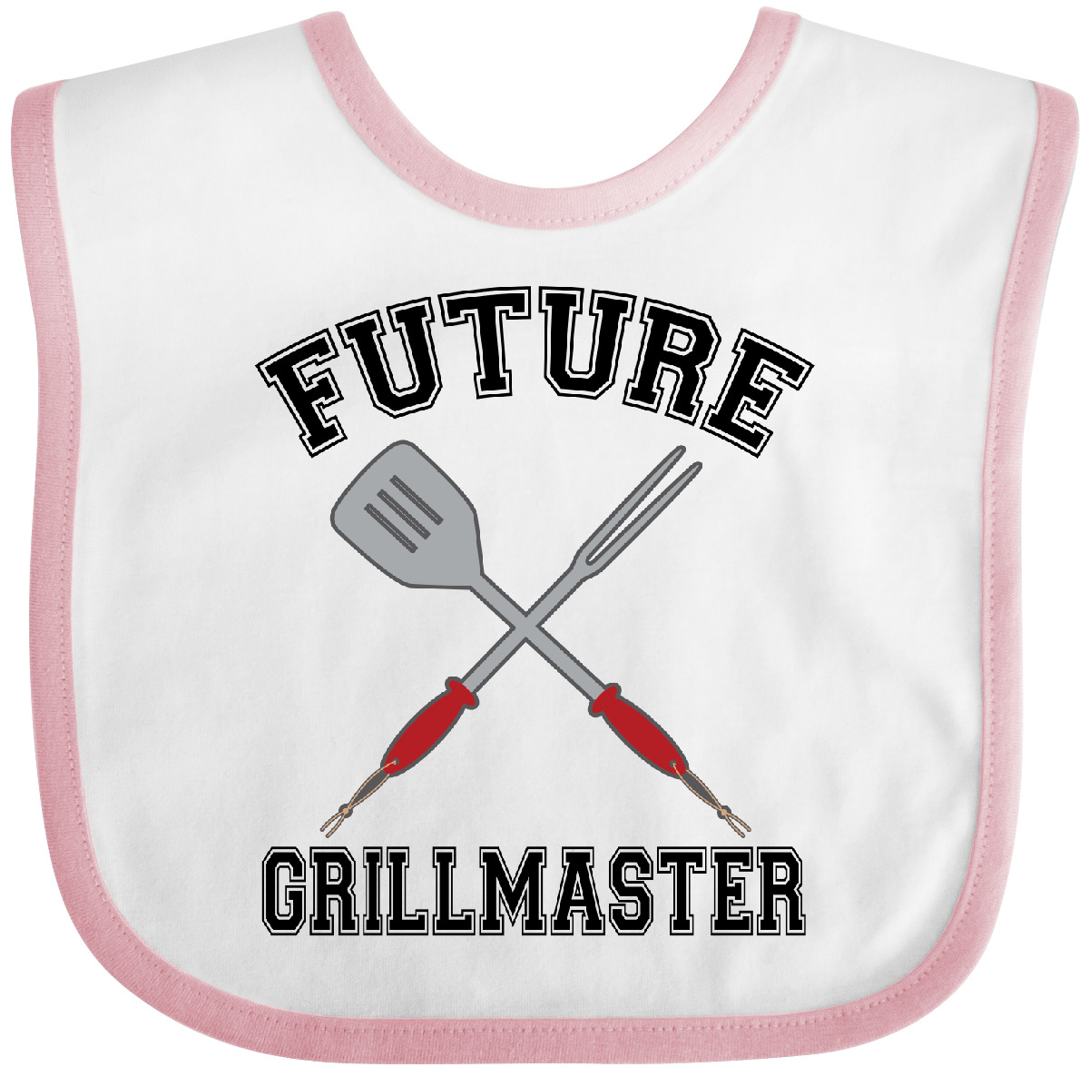 Inktastic Future Grillmaster BBQ Grilling Baby Bib Grill Chef Food Cook Bbqer