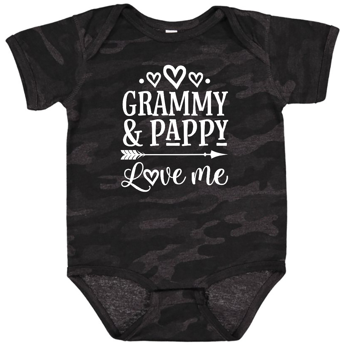 Inktastic Grammy And Pappy Love Me Girls Granddaughter Baby Bodysuit Grandkids - Bild 9 von 10