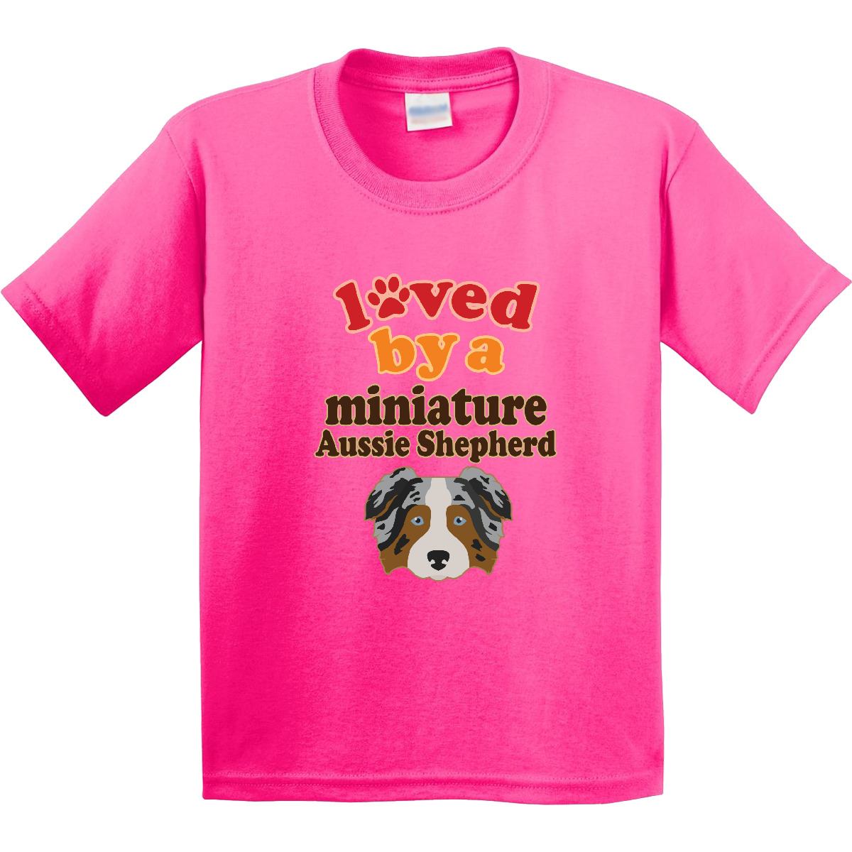 Inktastic Miniature Australian Shepherd Mini Aussie Youth T-Shirt