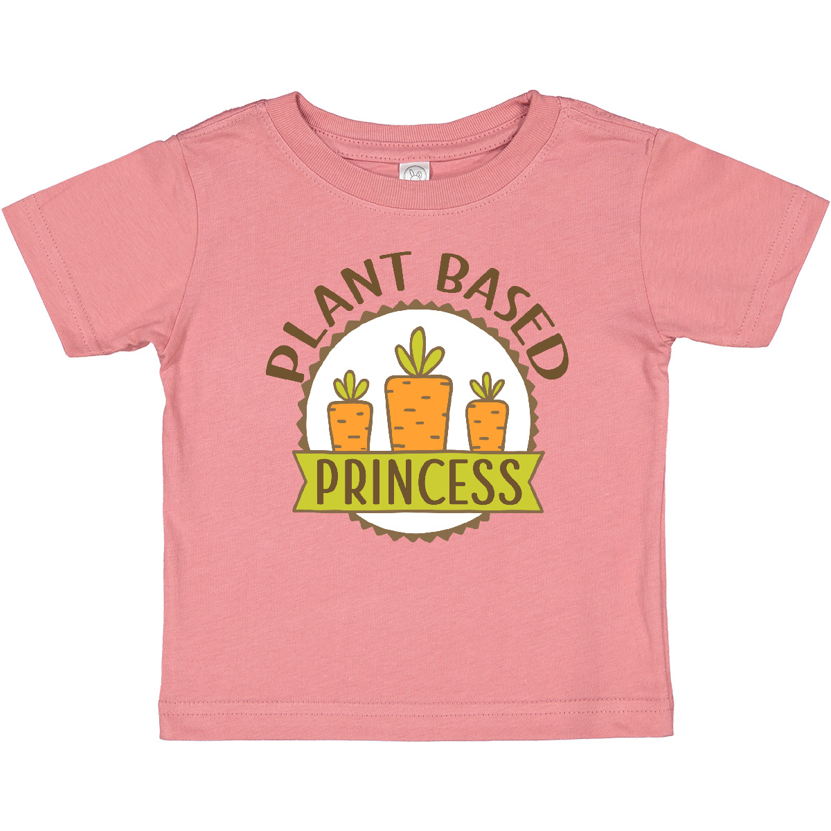 Inktastic Vegan Veggie Plant Based Princess Baby T-Shirt Veganism Food Healthy - Picture 4 of 8