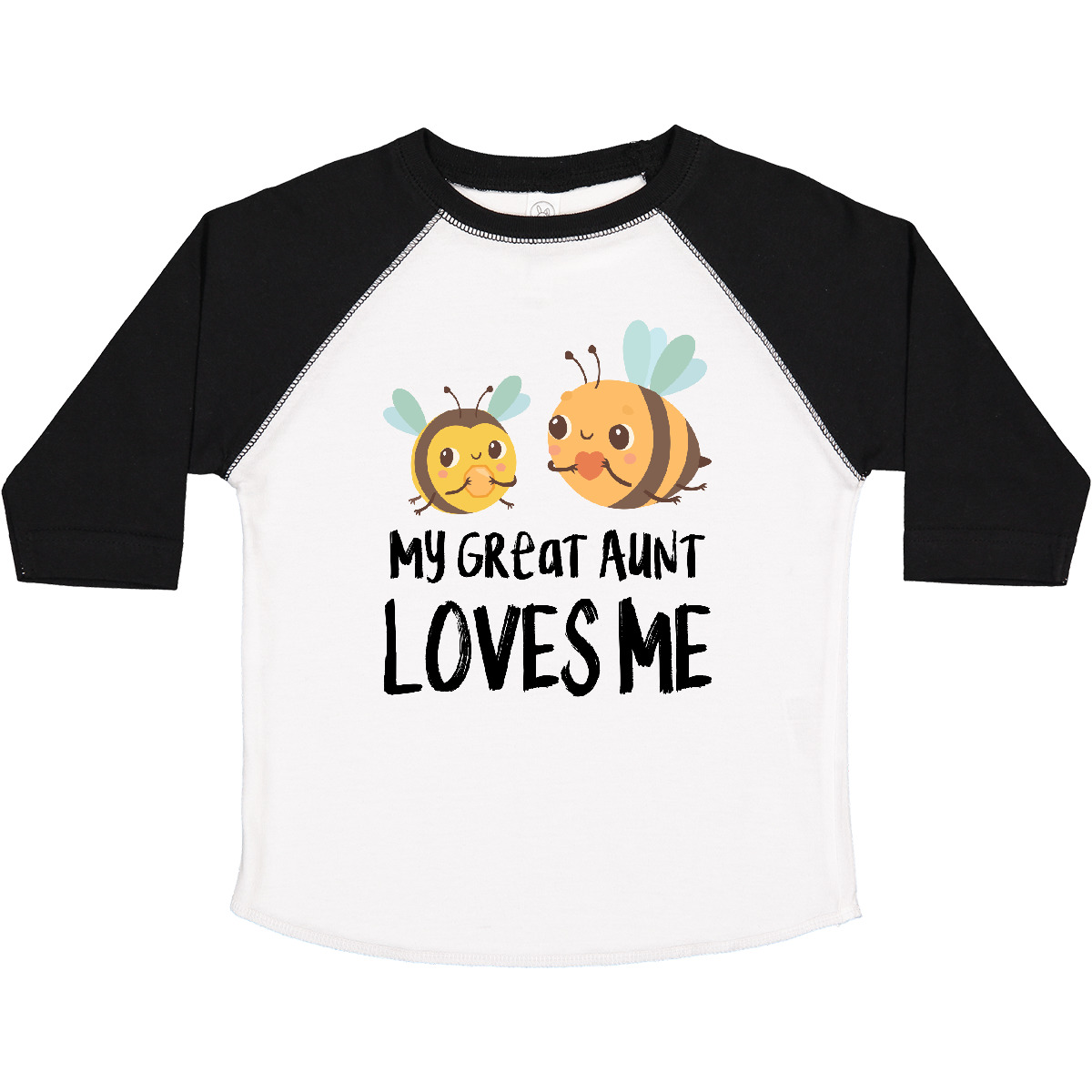 Inktastic Bees My Great Aunt Loves Me Toddler T-Shirt Nephew Niece Family Uncle - Picture 10 of 10