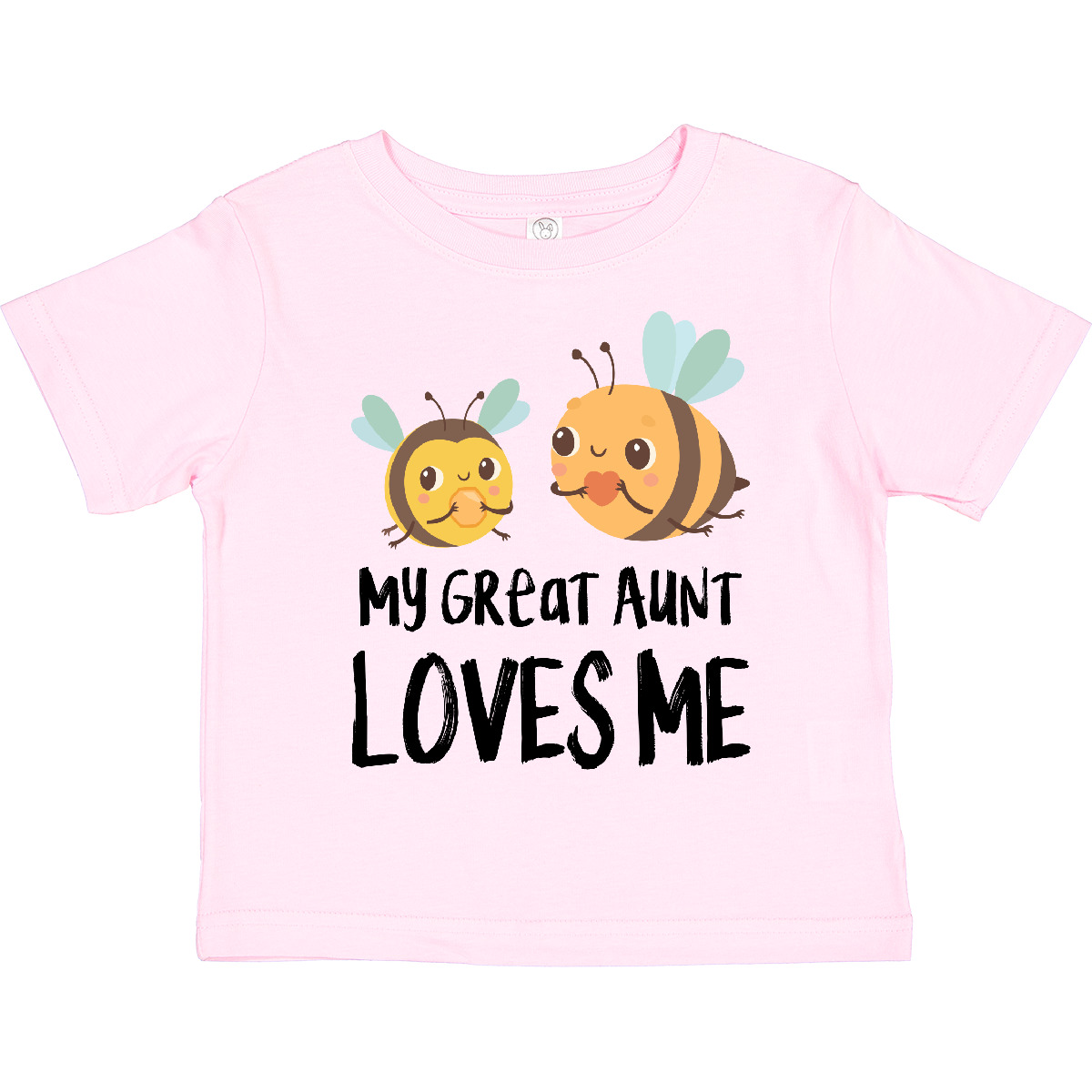 Inktastic Bees My Great Aunt Loves Me Toddler T-Shirt Nephew Niece Family Uncle - Picture 6 of 10