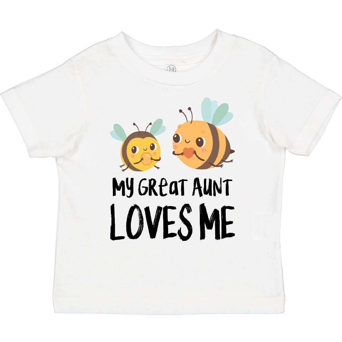 Inktastic Bees My Great Aunt Loves Me Toddler T-Shirt Nephew Niece Family Uncle - Picture 9 of 10