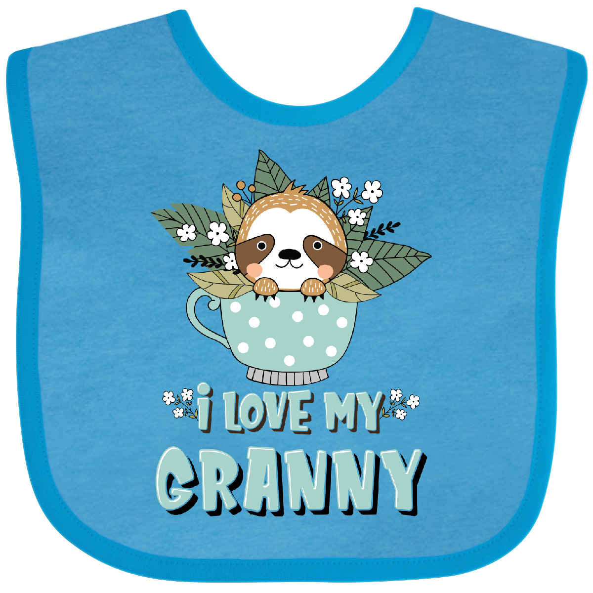 Inktastic Teetasse Waschbär I Love My Granny Baby Lätzchen Oma Enkelkind Tag - Bild 6 von 11