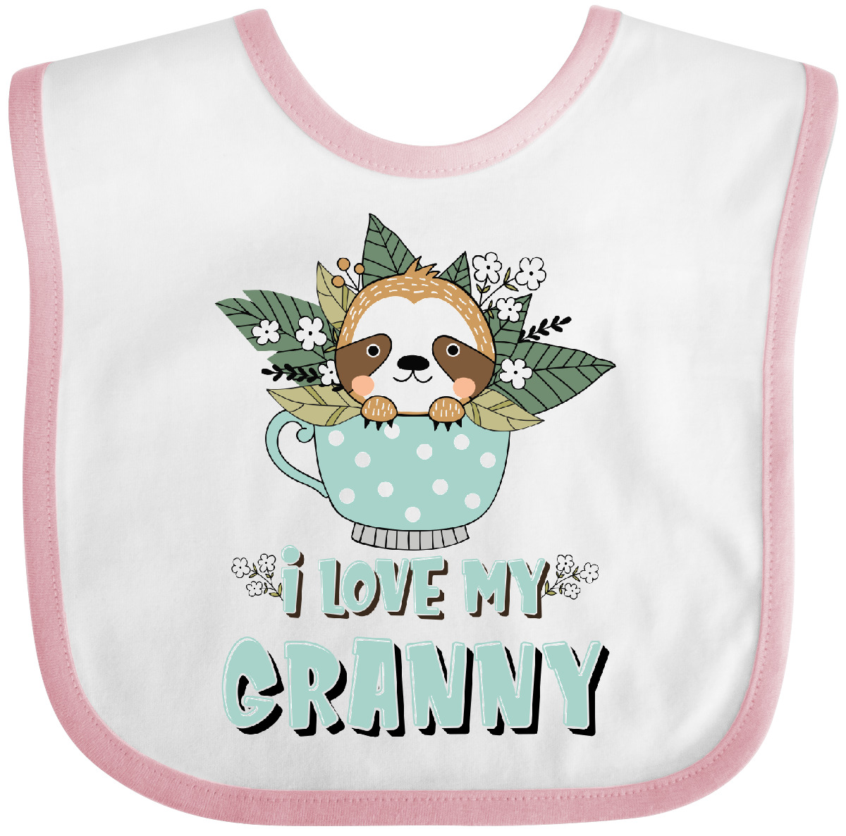 Inktastic Teetasse Waschbär I Love My Granny Baby Lätzchen Oma Enkelkind Tag - Bild 10 von 11