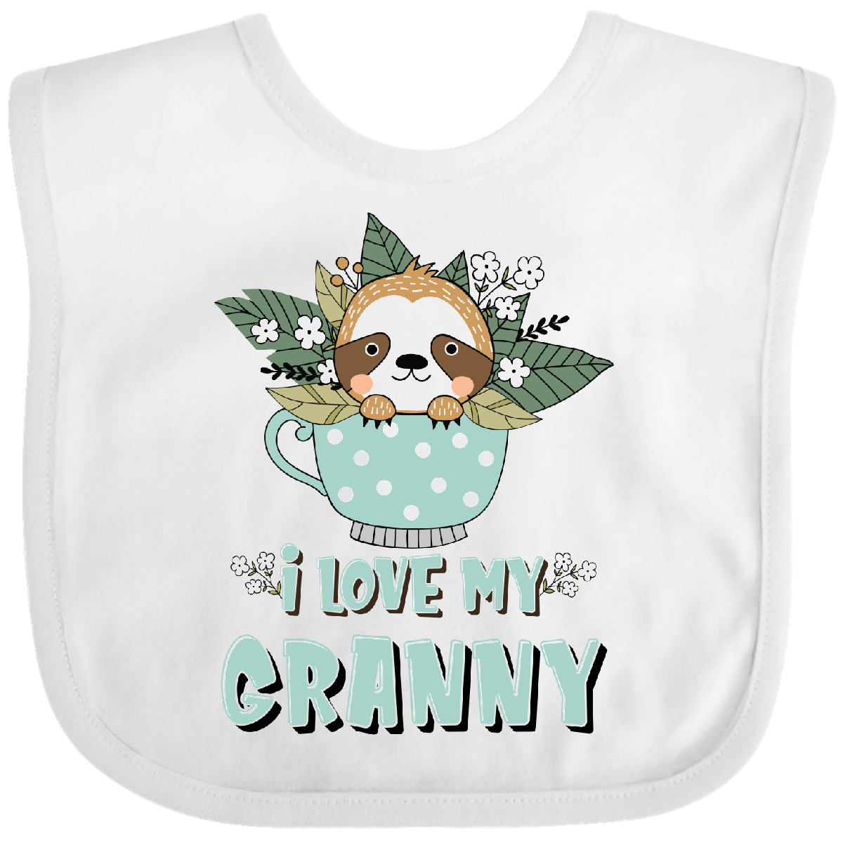 Inktastic Teetasse Waschbär I Love My Granny Baby Lätzchen Oma Enkelkind Tag - Bild 7 von 11