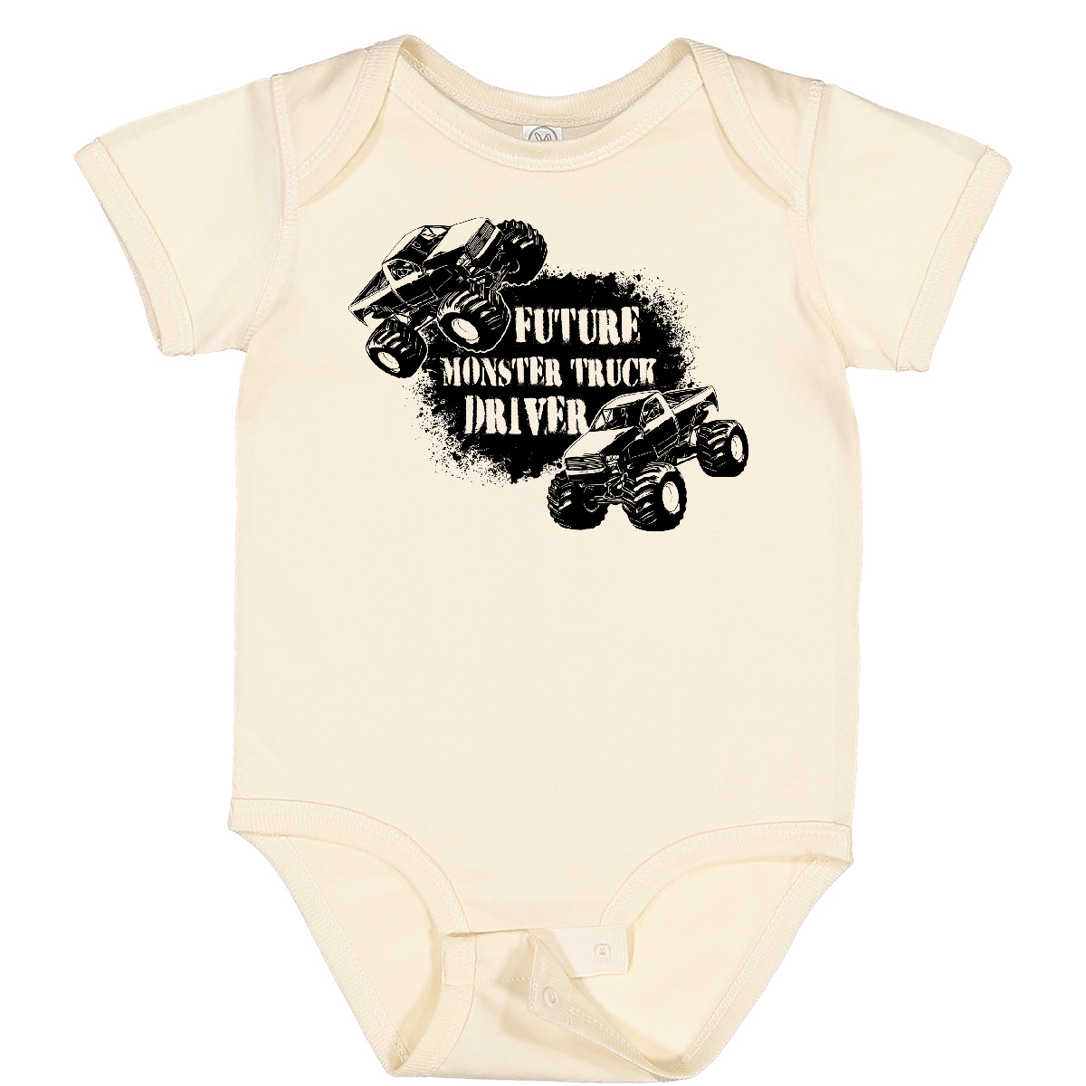 Inktastic Future Monster Truck Driver Baby Bodysuit Trucks Big Lover Mud Muddy