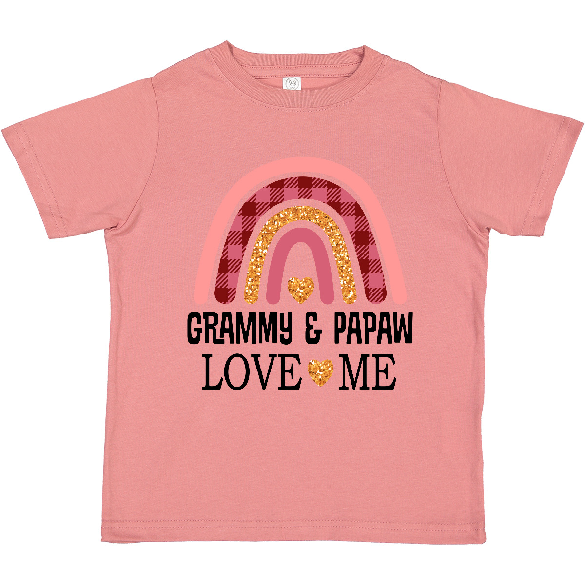Inktastic Grammy And Papaw Love Me Girls Granddaughter Toddler T-Shirt Boho Cute - Picture 6 of 10