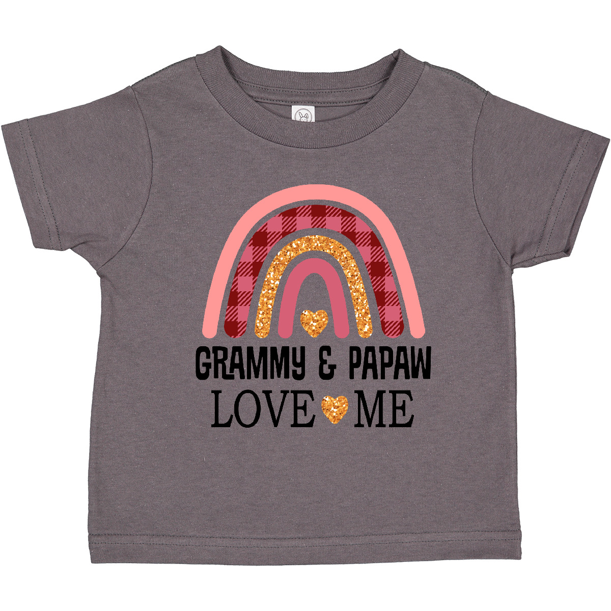 Inktastic Grammy And Papaw Love Me Girls Granddaughter Toddler T-Shirt Boho Cute - Picture 2 of 10