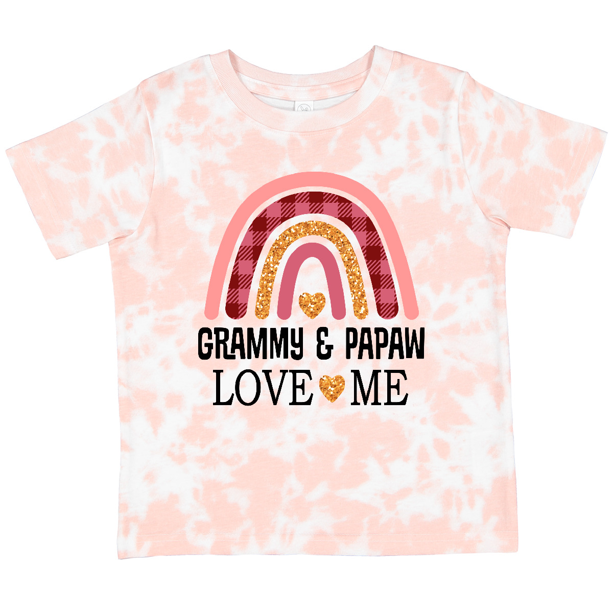Inktastic Grammy And Papaw Love Me Girls Granddaughter Toddler T-Shirt Boho Cute - Picture 9 of 10